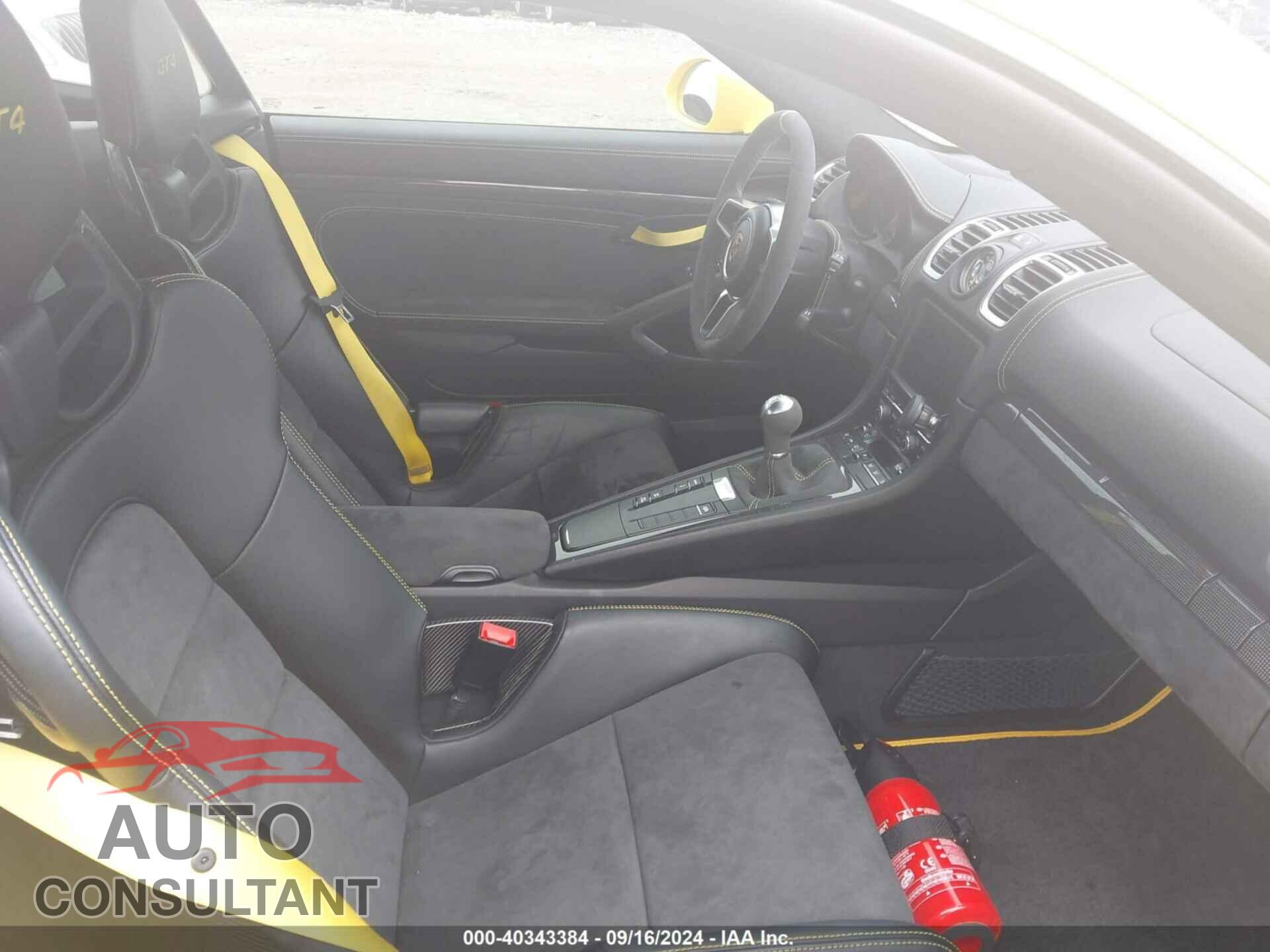 PORSCHE CAYMAN 2016 - WP0AC2A83GK192573