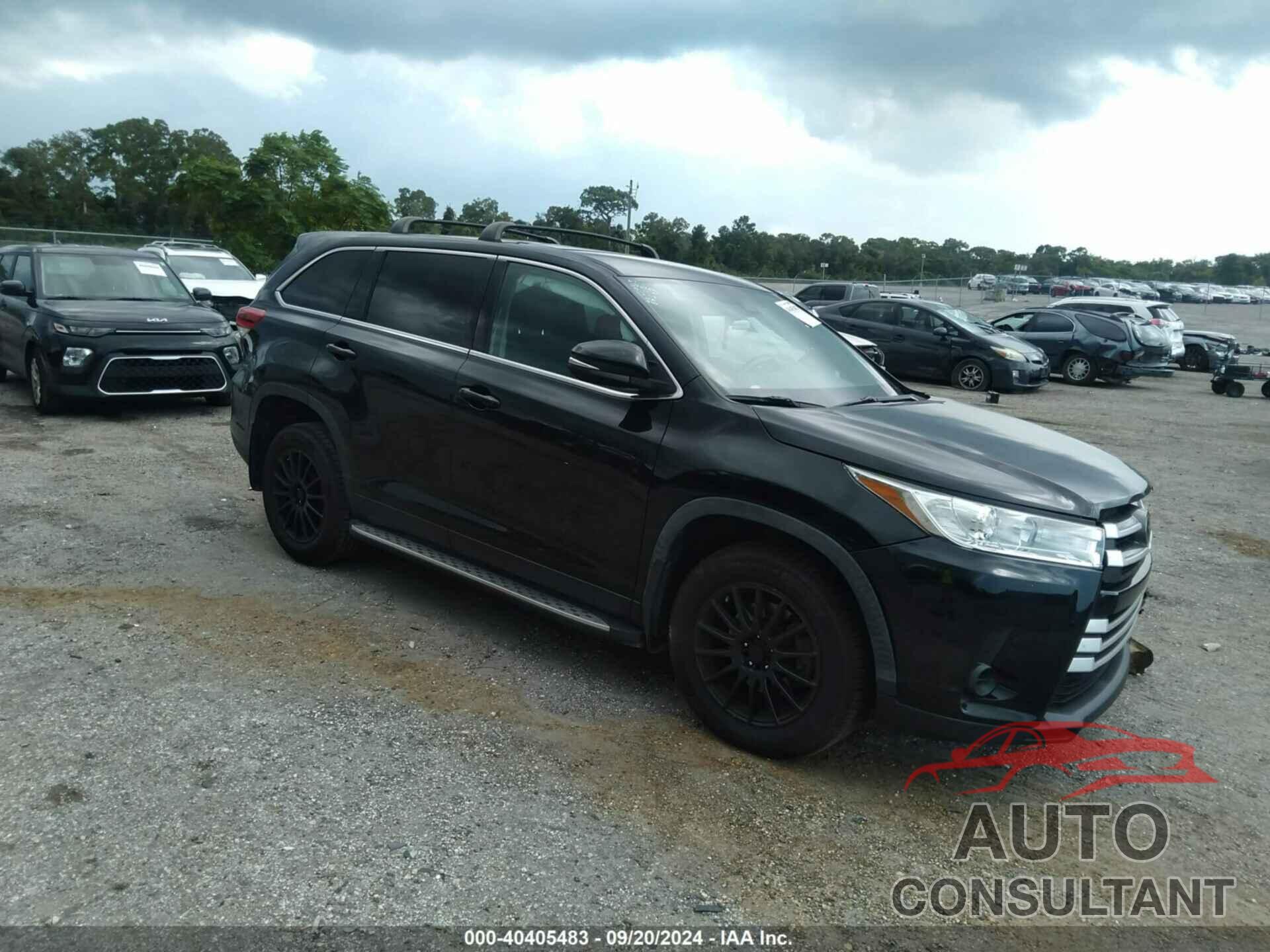 TOYOTA HIGHLANDER 2019 - 5TDZZRFH4KS329069