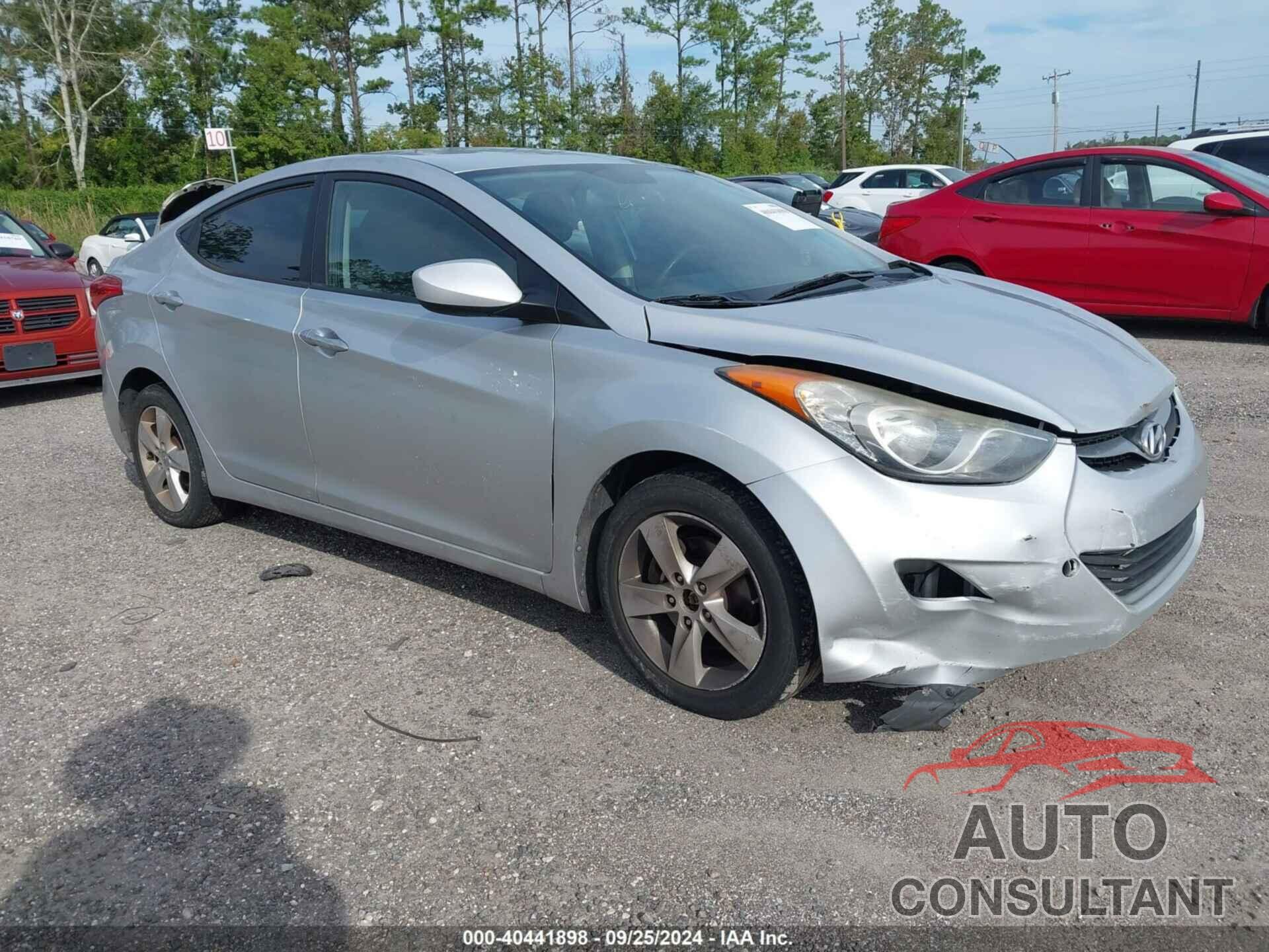 HYUNDAI ELANTRA 2012 - KMHDH4AEXCU209508