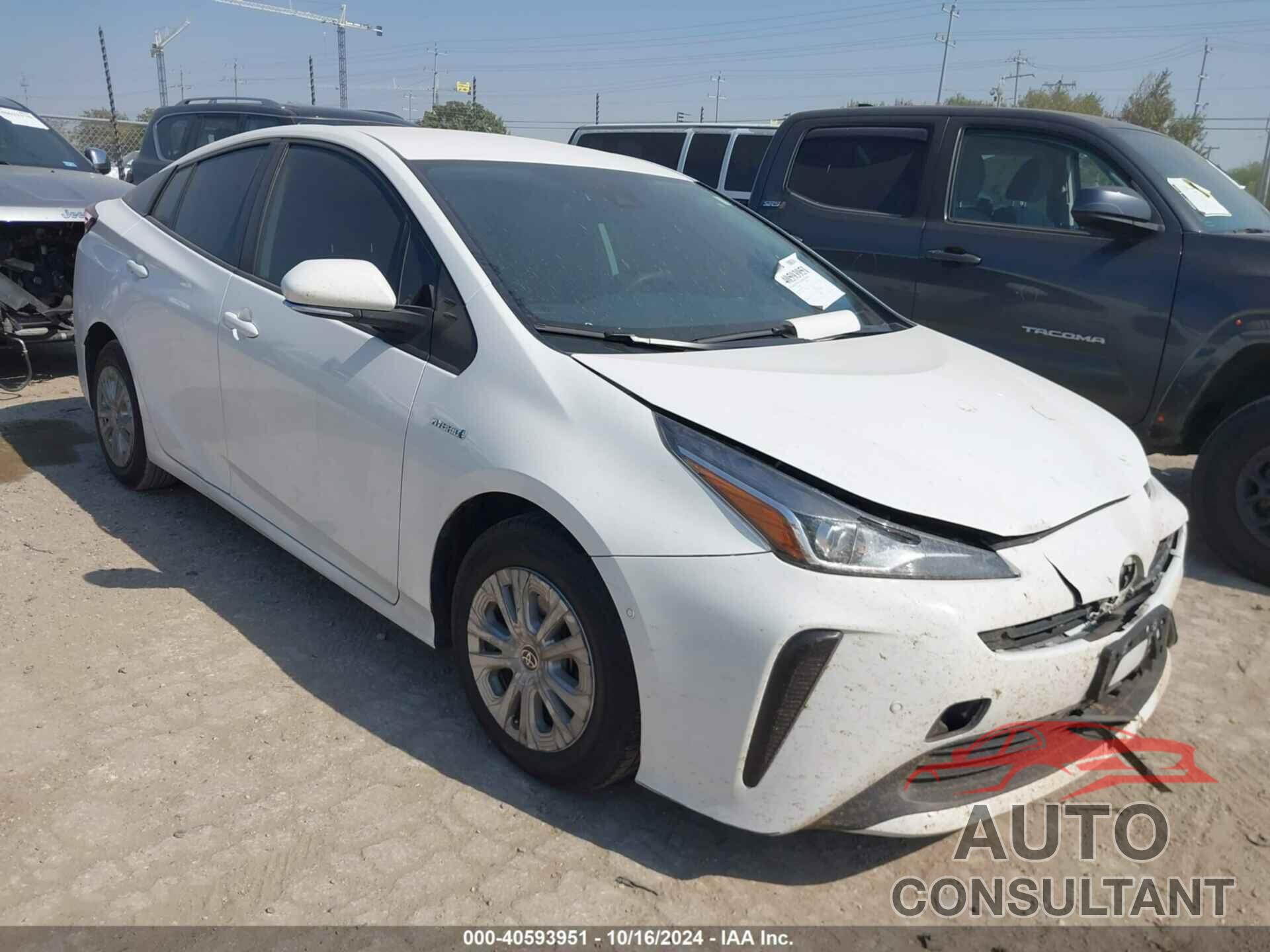 TOYOTA PRIUS 2021 - JTDKAMFU6M3141263
