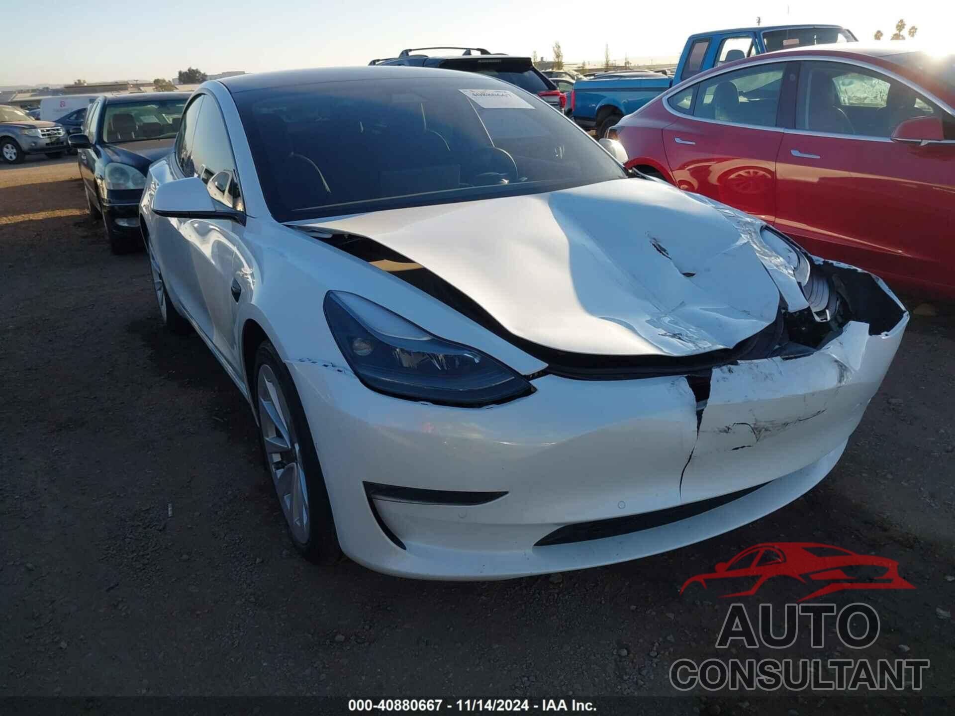 TESLA MODEL 3 2022 - 5YJ3E1EB1NF137536