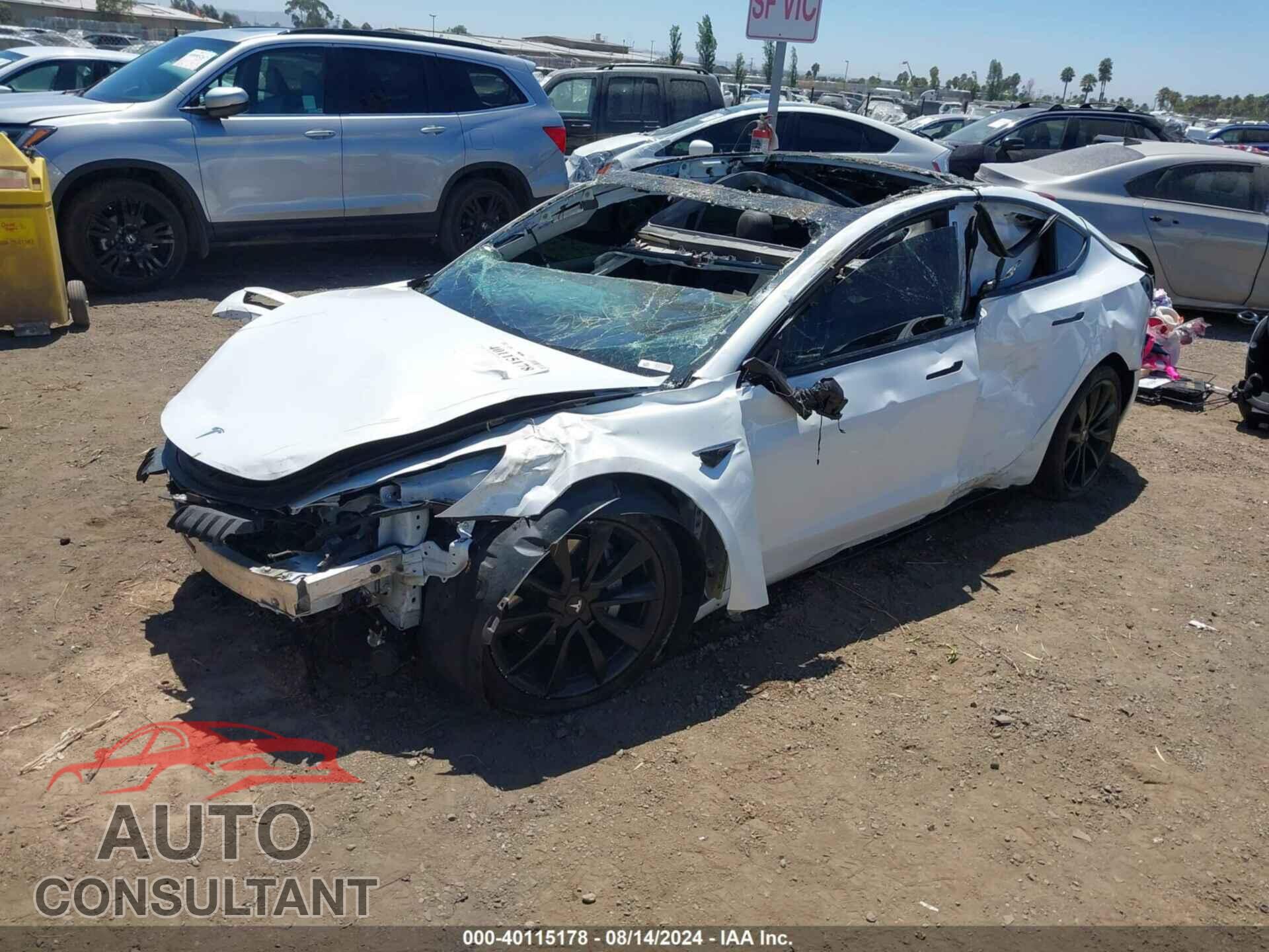 TESLA MODEL 3 2021 - 5YJ3E1EA5MF876981