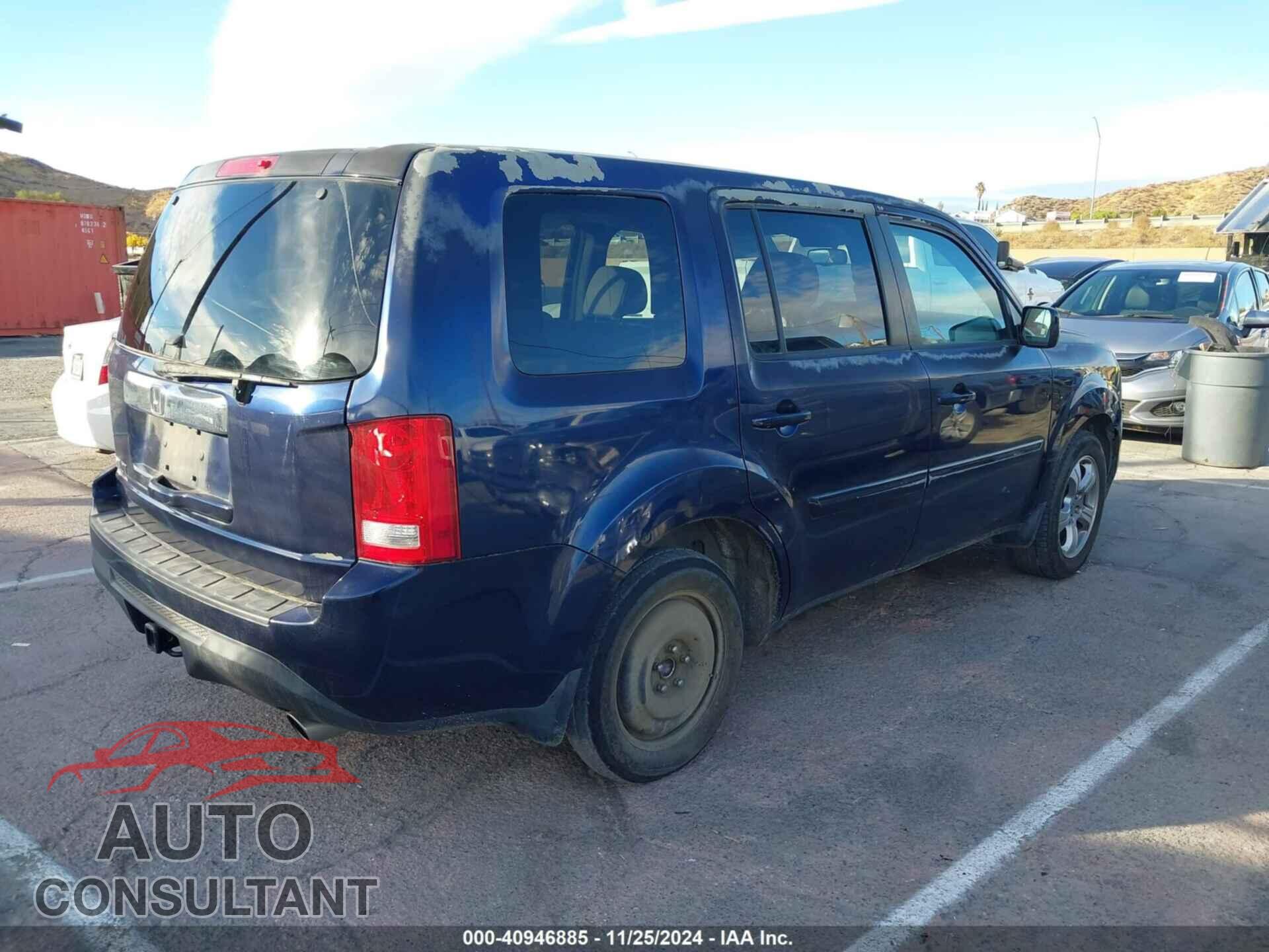 HONDA PILOT 2014 - 5FNYF3H53EB008878