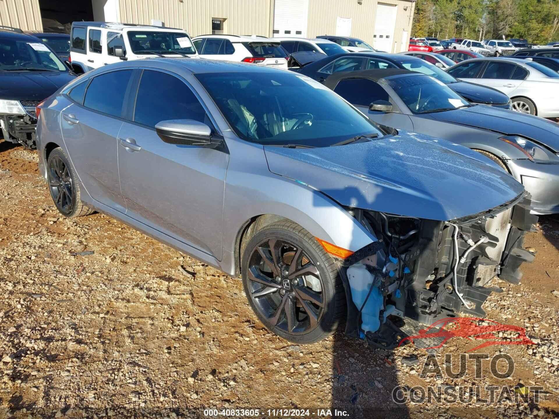 HONDA CIVIC 2019 - 2HGFC2F80KH599685