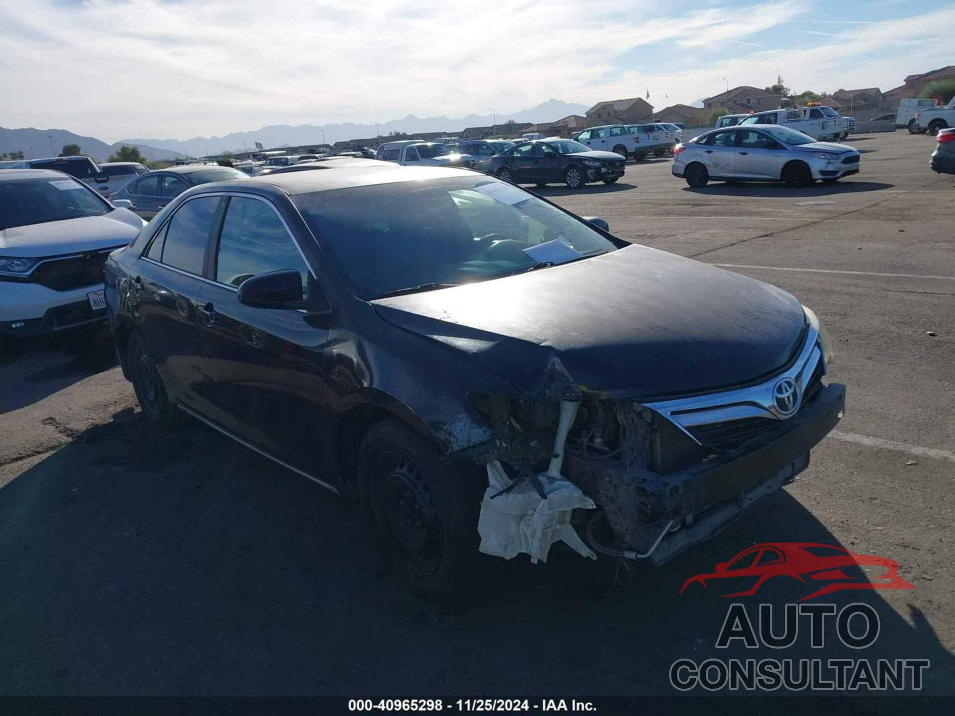 TOYOTA CAMRY 2012 - 4T4BF1FKXCR257607