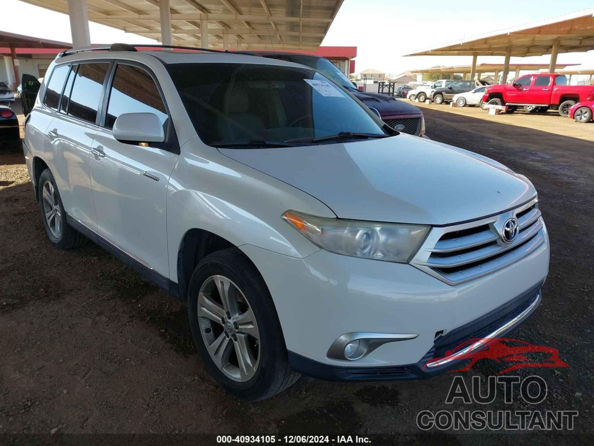 TOYOTA HIGHLANDER 2011 - 5TDDK3EH4BS064313