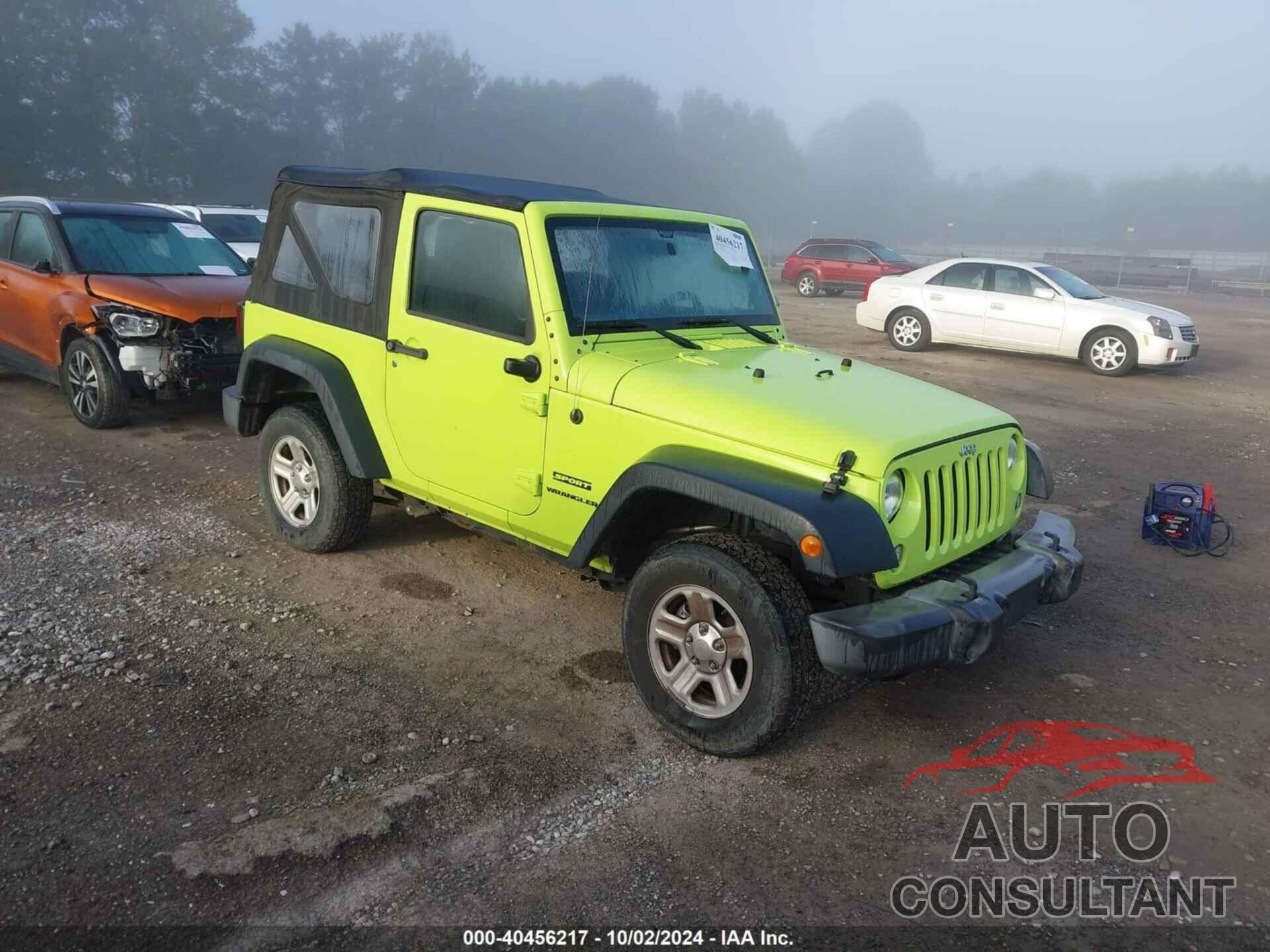 JEEP WRANGLER 2016 - 1C4AJWAG4GL329017