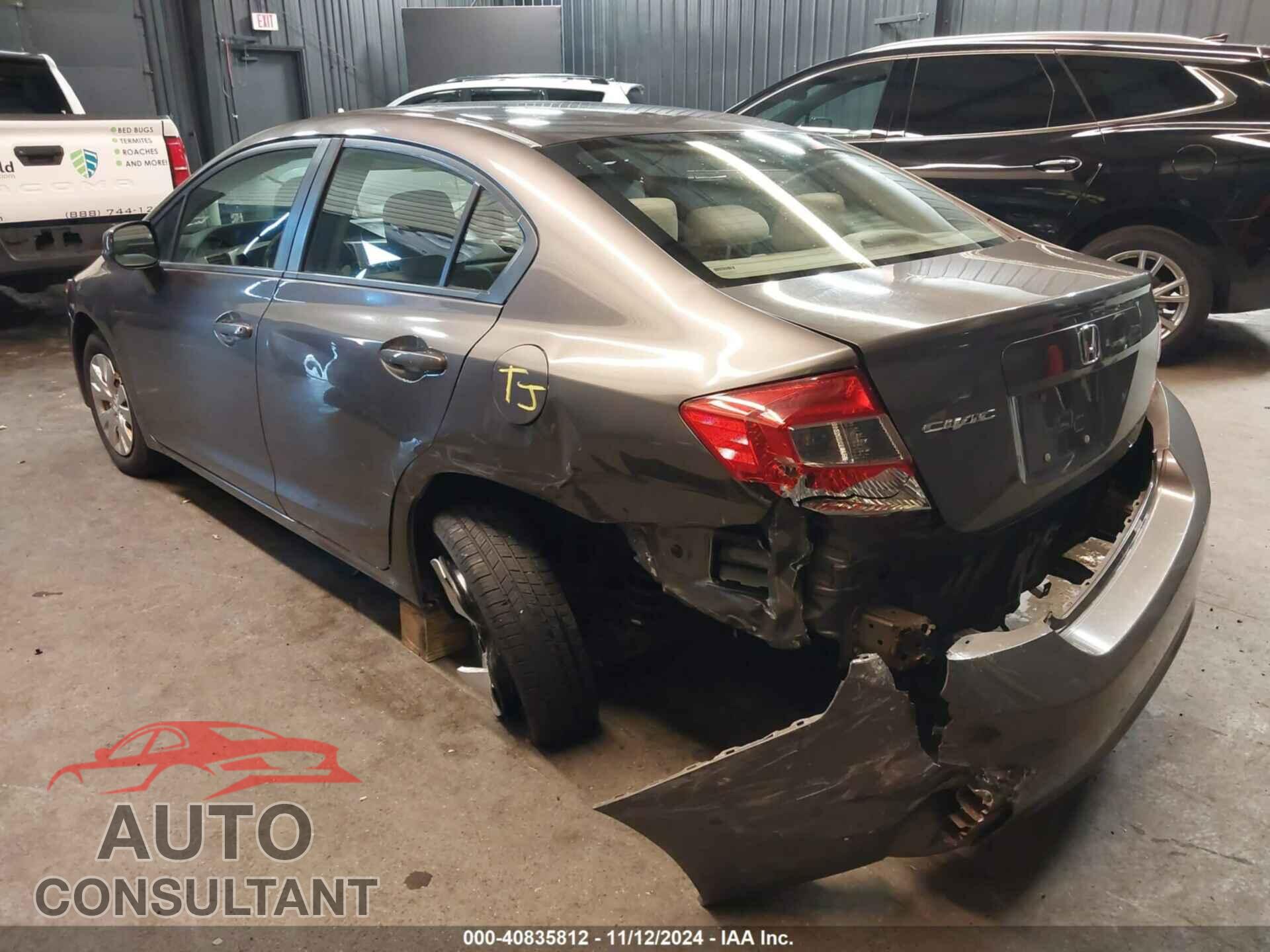 HONDA CIVIC 2012 - 19XFB2F52CE380988