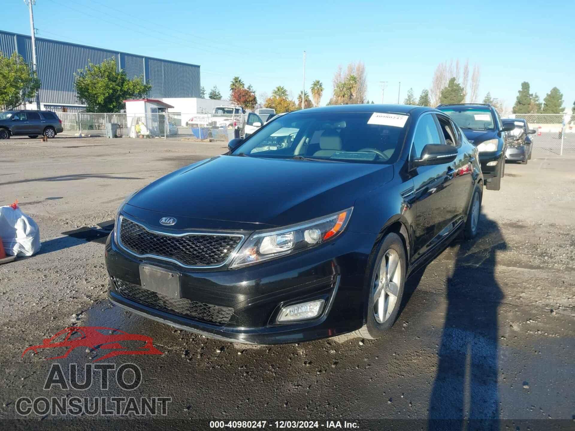 KIA OPTIMA 2015 - KNAGM4A7XF5661775