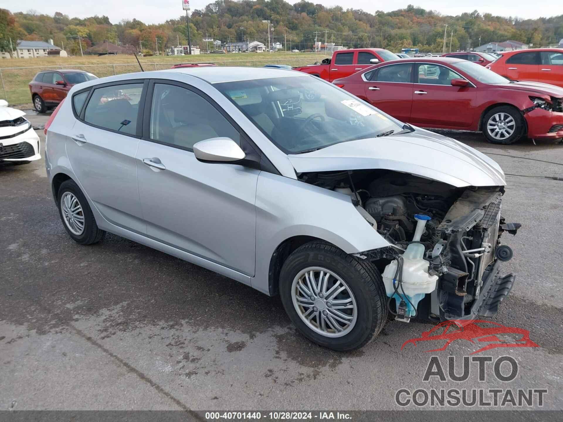 HYUNDAI ACCENT 2012 - KMHCT5AE9CU022504