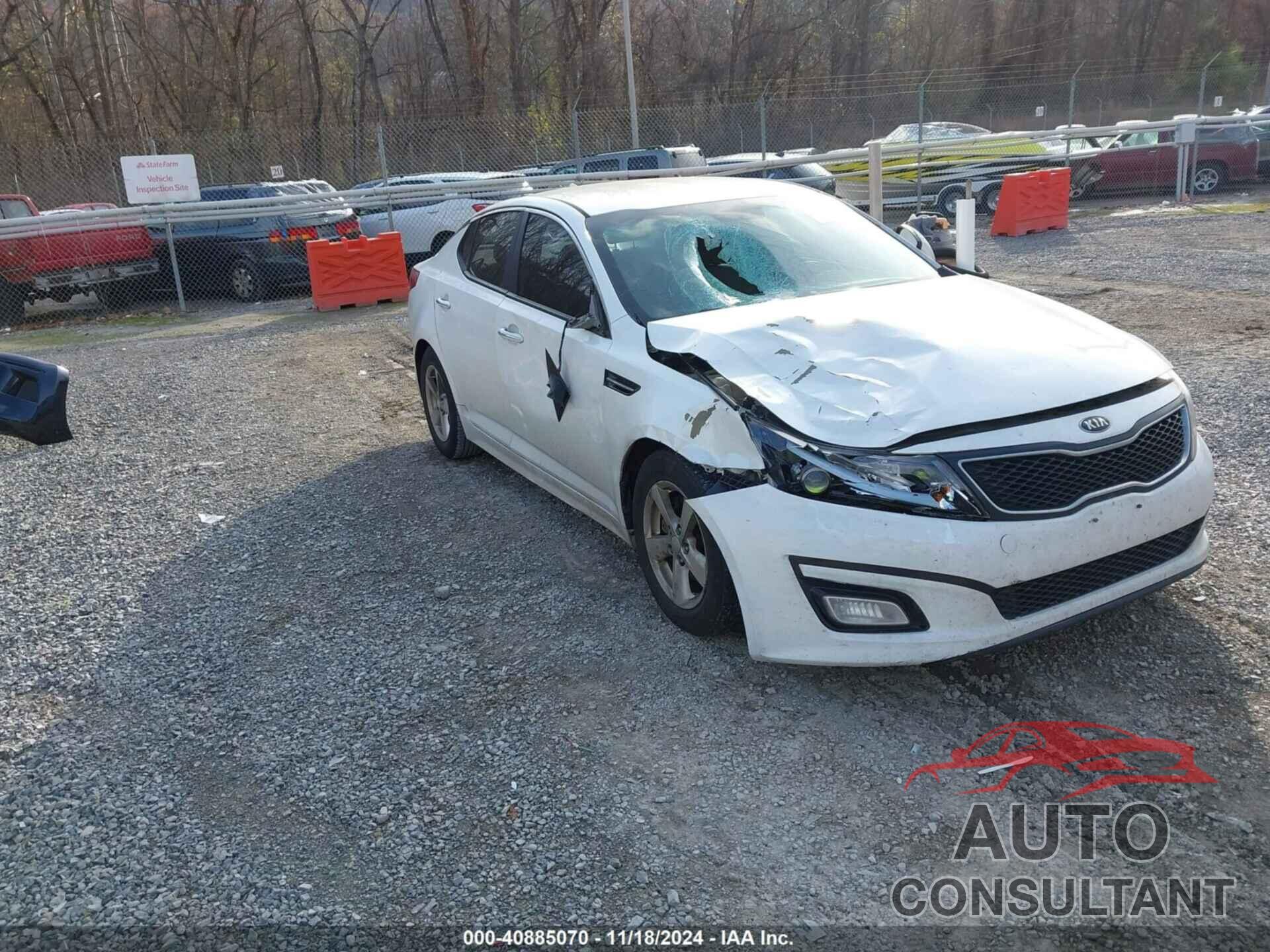 KIA OPTIMA 2015 - KNAGM4A74F5533841