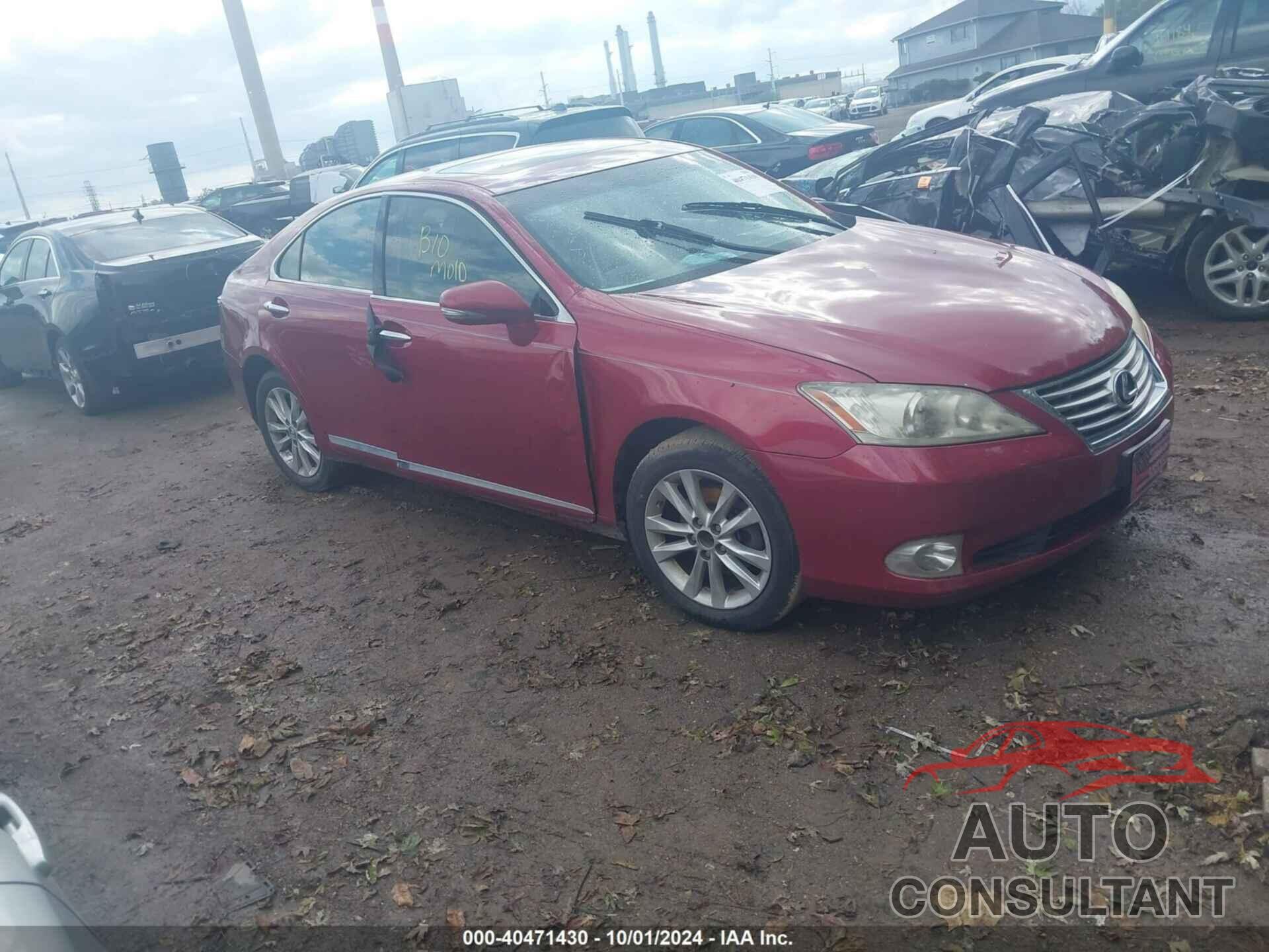 LEXUS ES 350 2012 - JTHBK1EG2C2502093