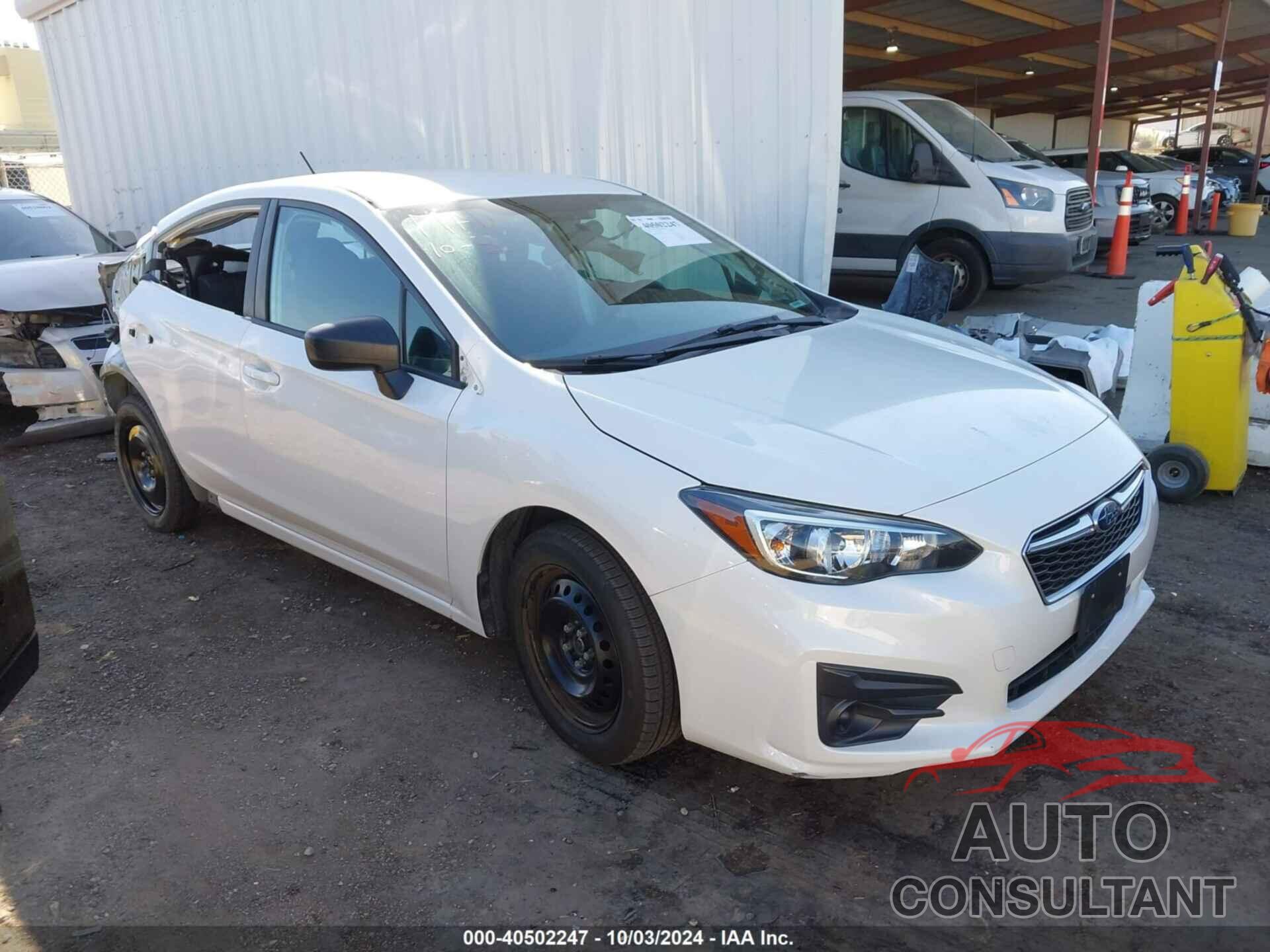 SUBARU IMPREZA 2019 - 4S3GKAB60K3602303