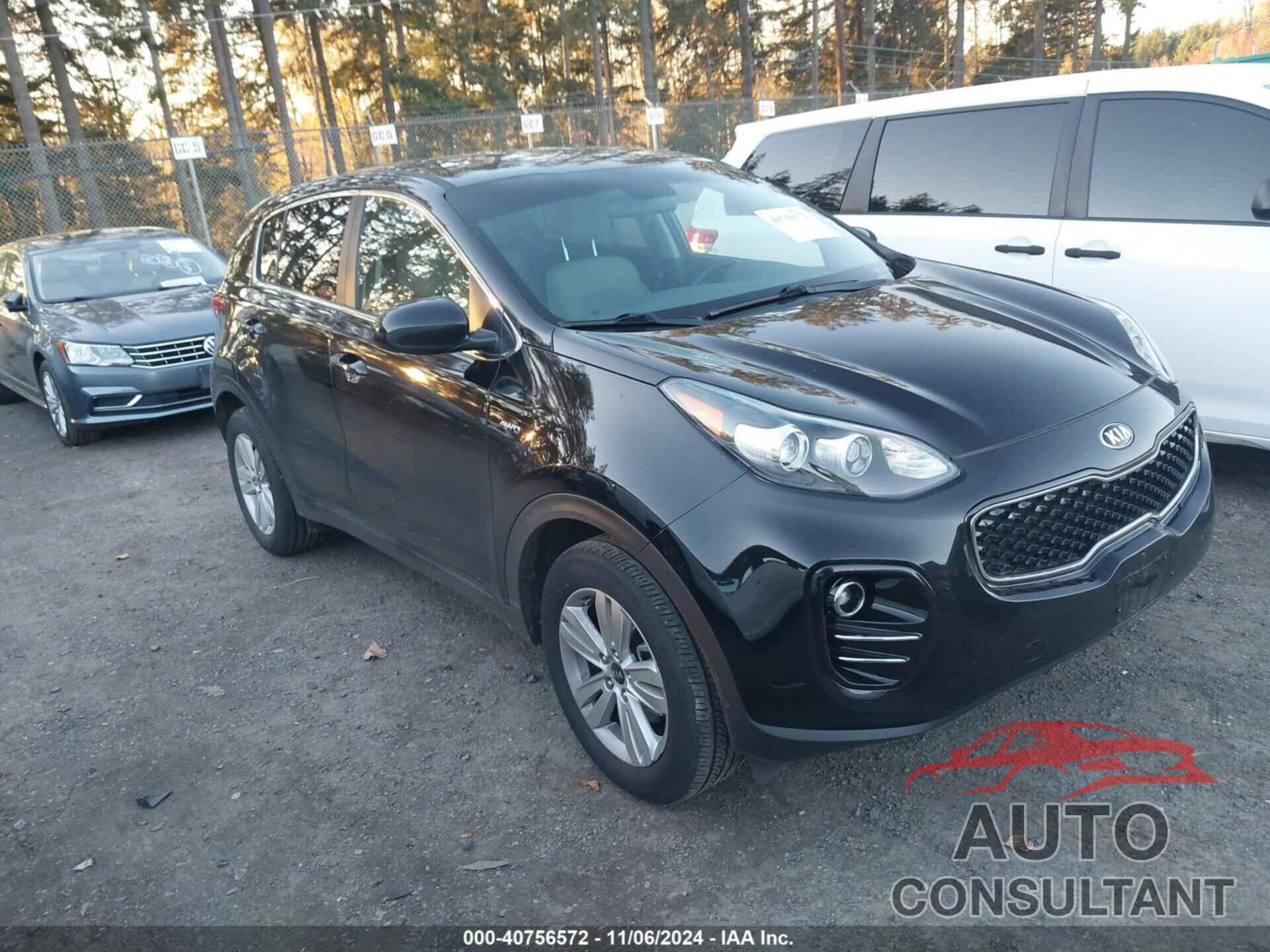 KIA SPORTAGE 2017 - KNDPMCAC2H7282934