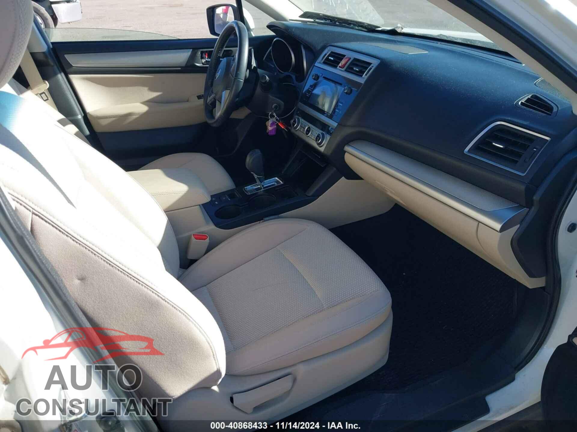 SUBARU OUTBACK 2016 - 4S4BSACC8G3298395