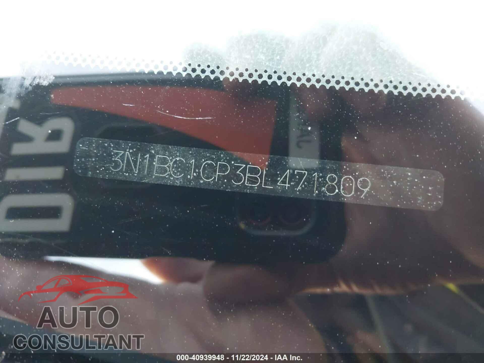 NISSAN VERSA 2011 - 3N1BC1CP3BL471809