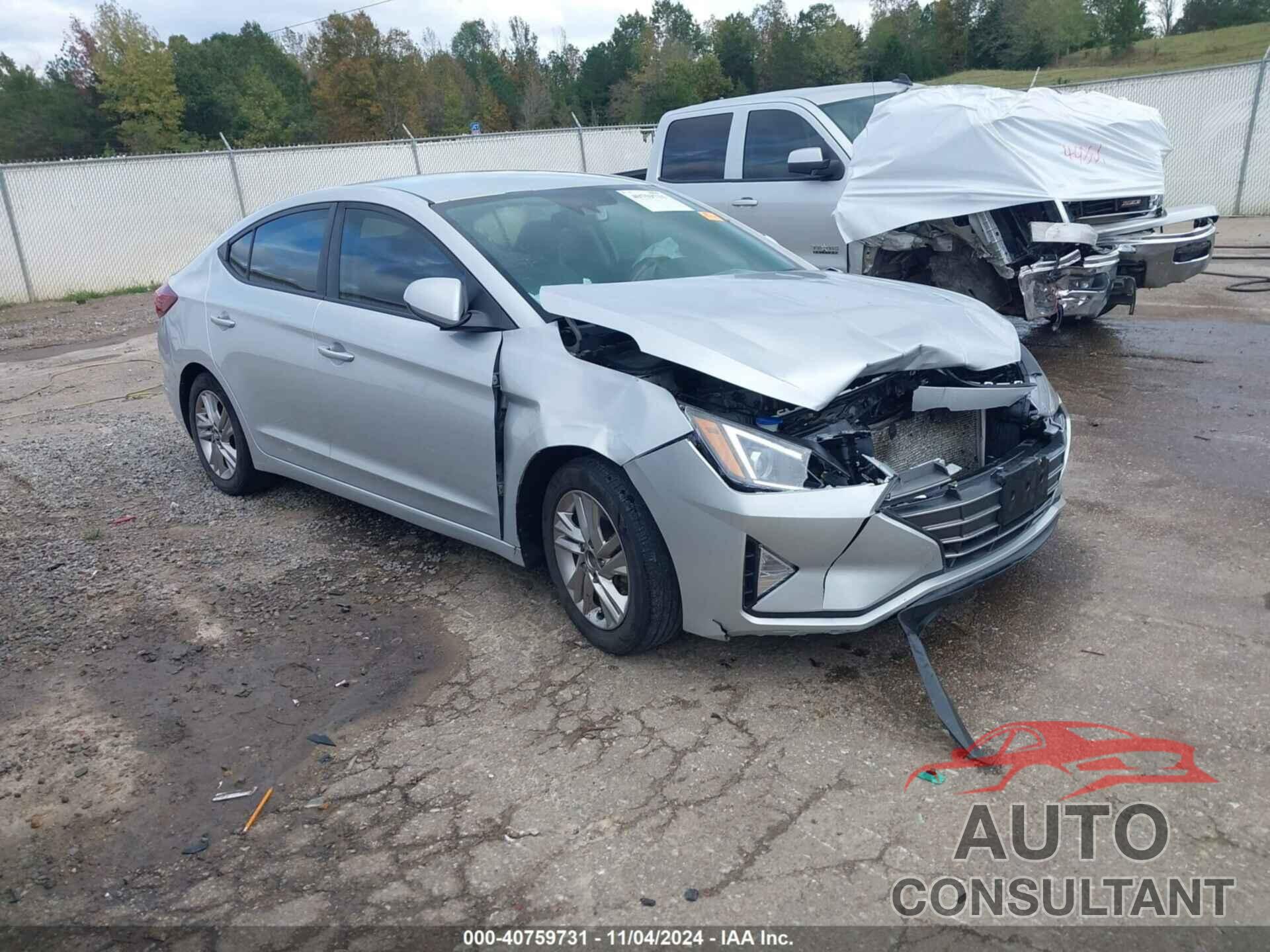 HYUNDAI ELANTRA 2019 - 5NPD84LF1KH479407