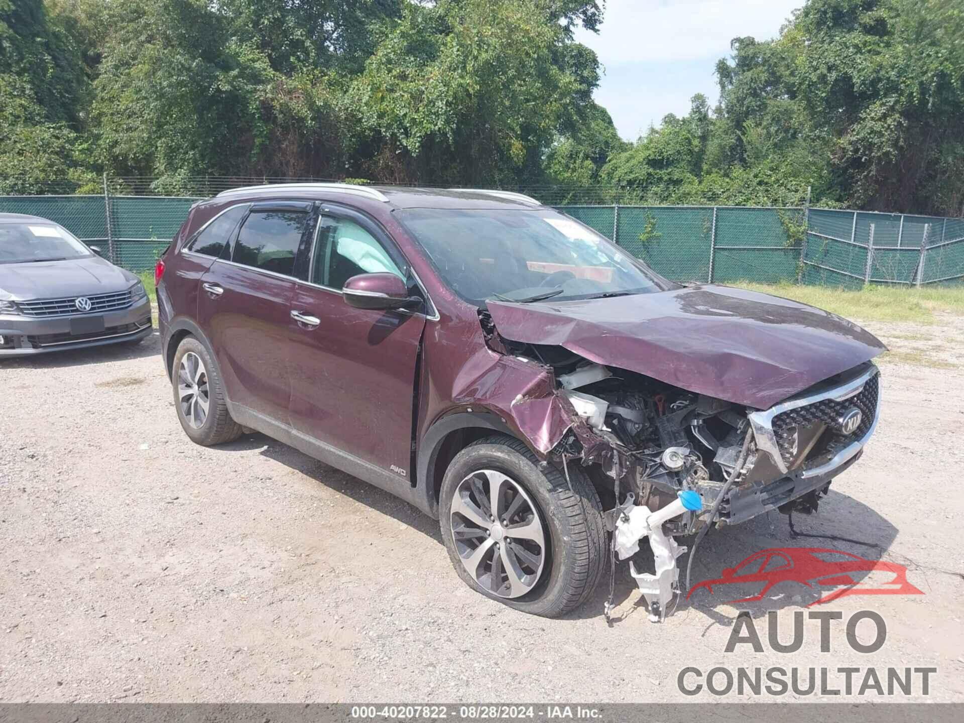 KIA SORENTO 2017 - 5XYPHDA14HG191501