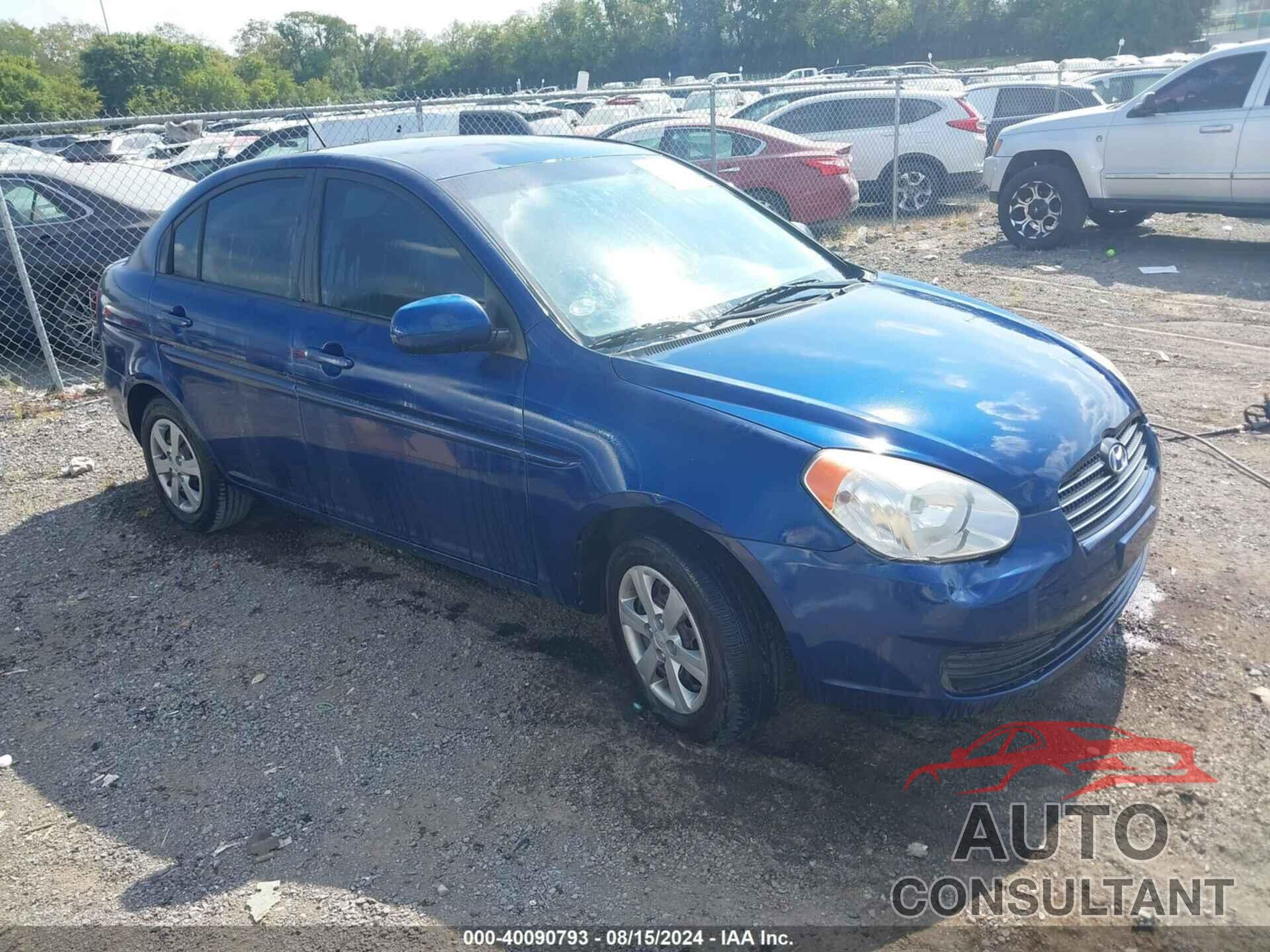 HYUNDAI ACCENT 2011 - KMHCN4AC7BU593409