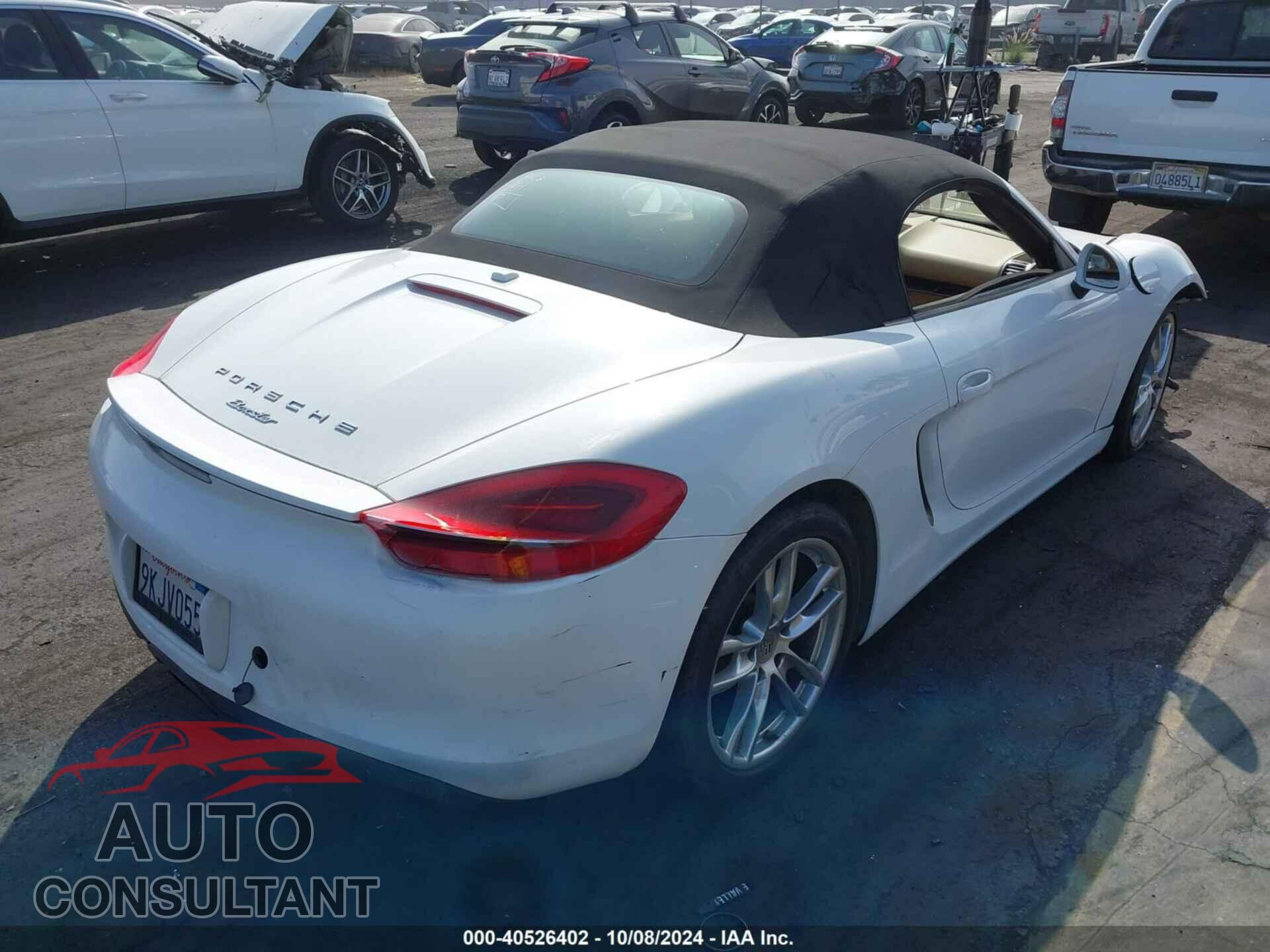 PORSCHE BOXSTER 2016 - WP0CA2A83GS120562