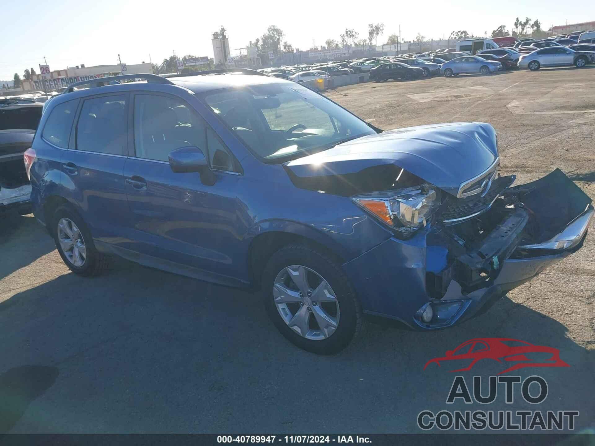 SUBARU FORESTER 2016 - JF2SJAKC2GH525691