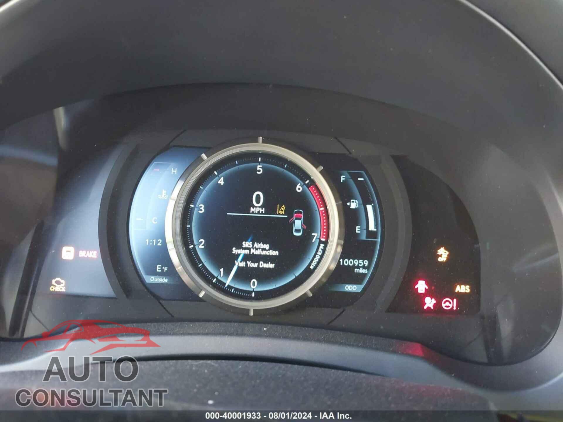 LEXUS IS 2017 - JTHBA1D24H5040666