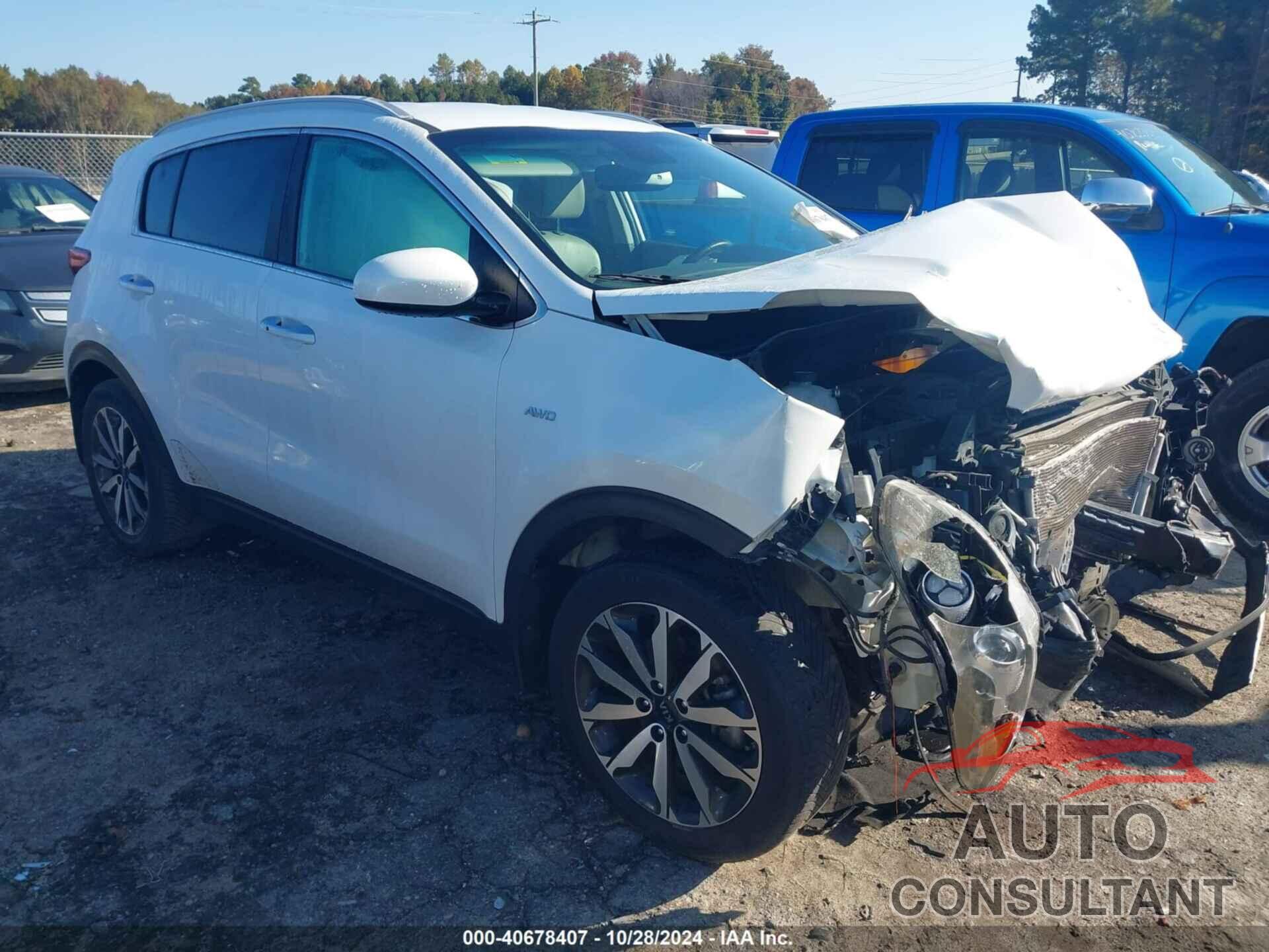 KIA SPORTAGE 2017 - KNDPNCAC5H7283749