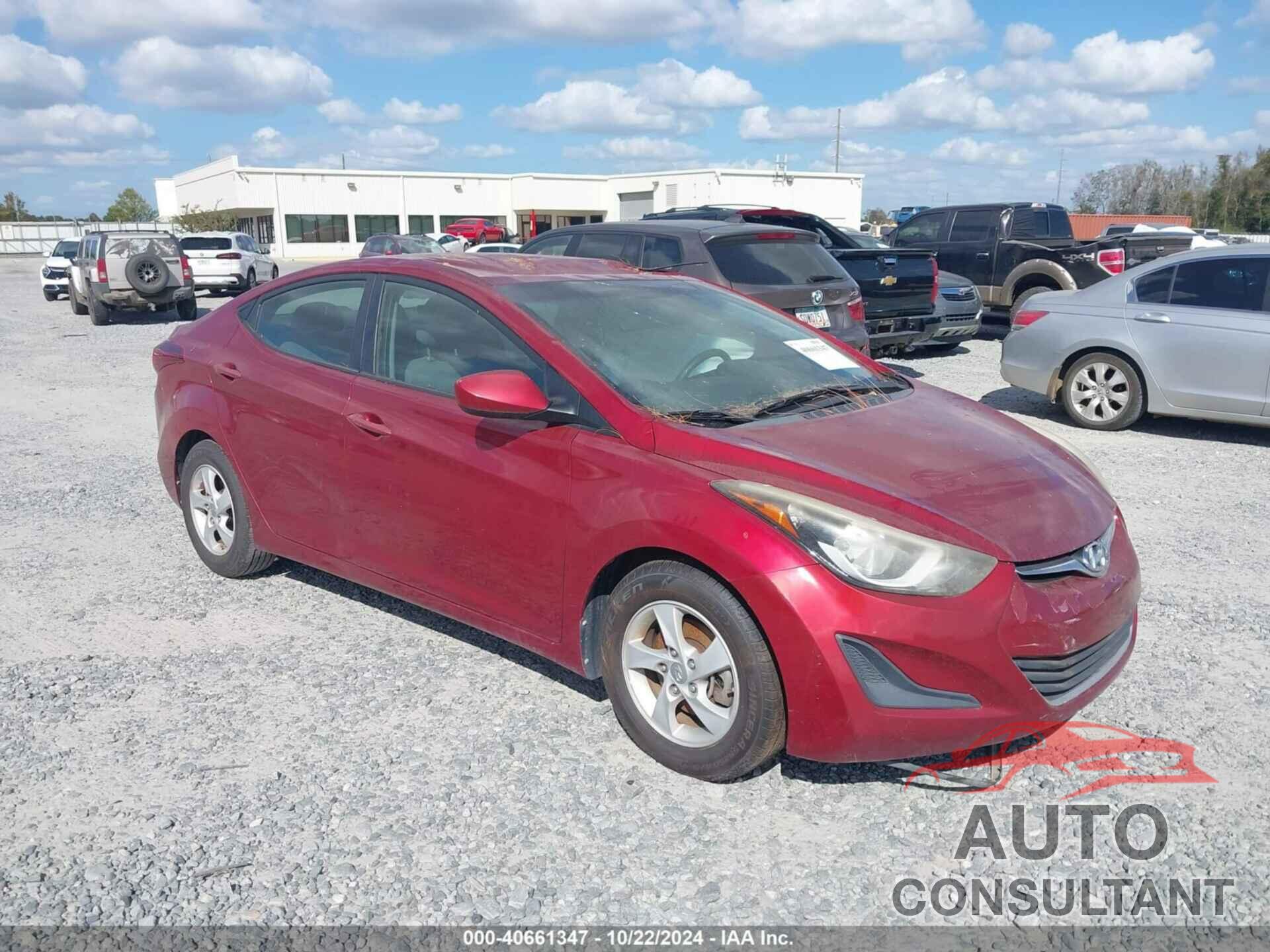 HYUNDAI ELANTRA 2015 - 5NPDH4AE5FH650515