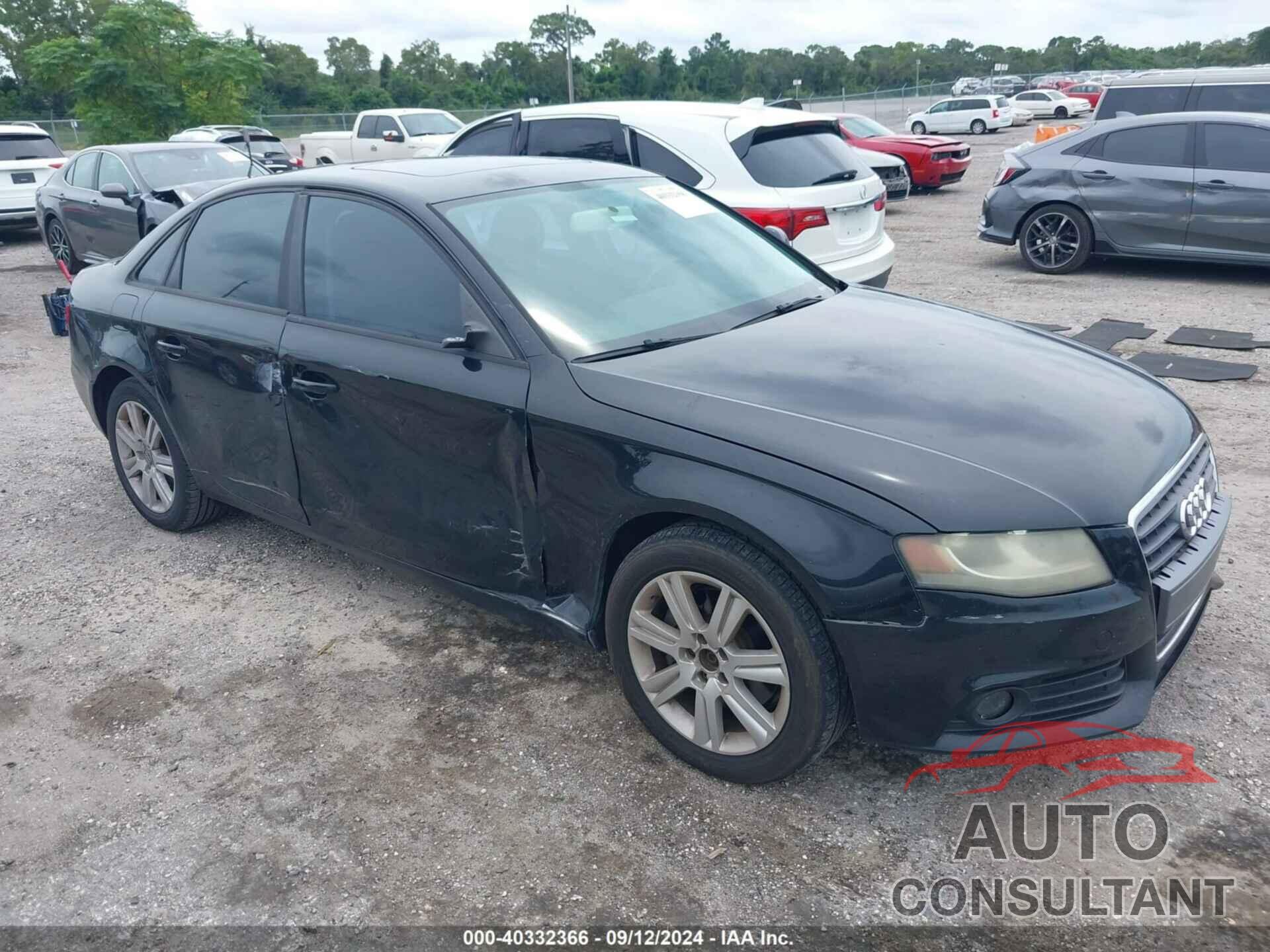 AUDI A4 2009 - WAUJF78K39N057534
