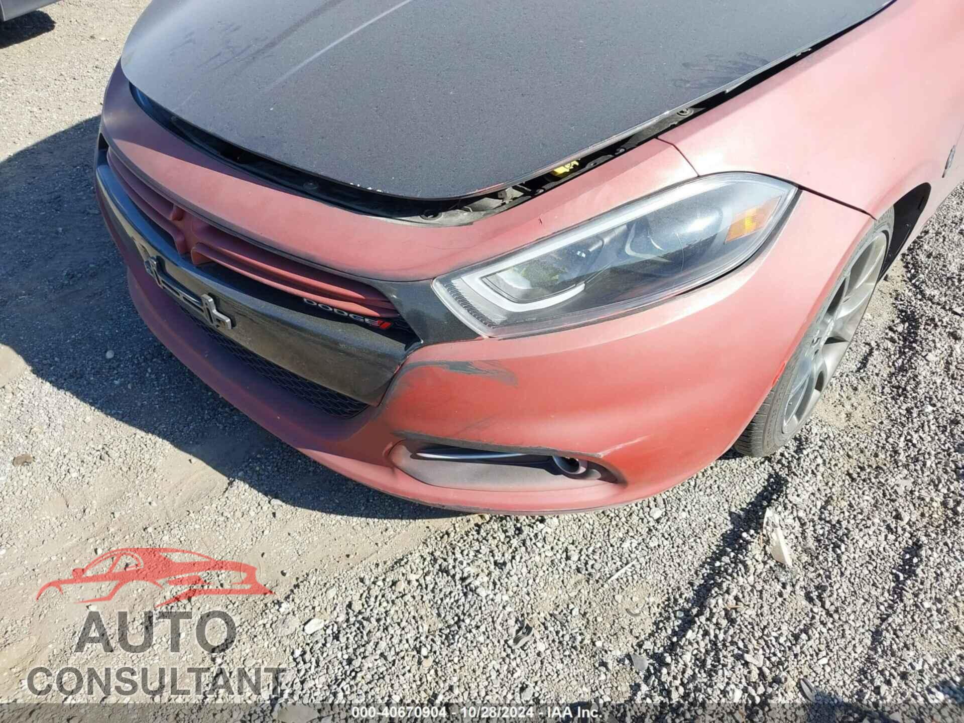 DODGE DART 2014 - 1C3CDFEB5ED724687