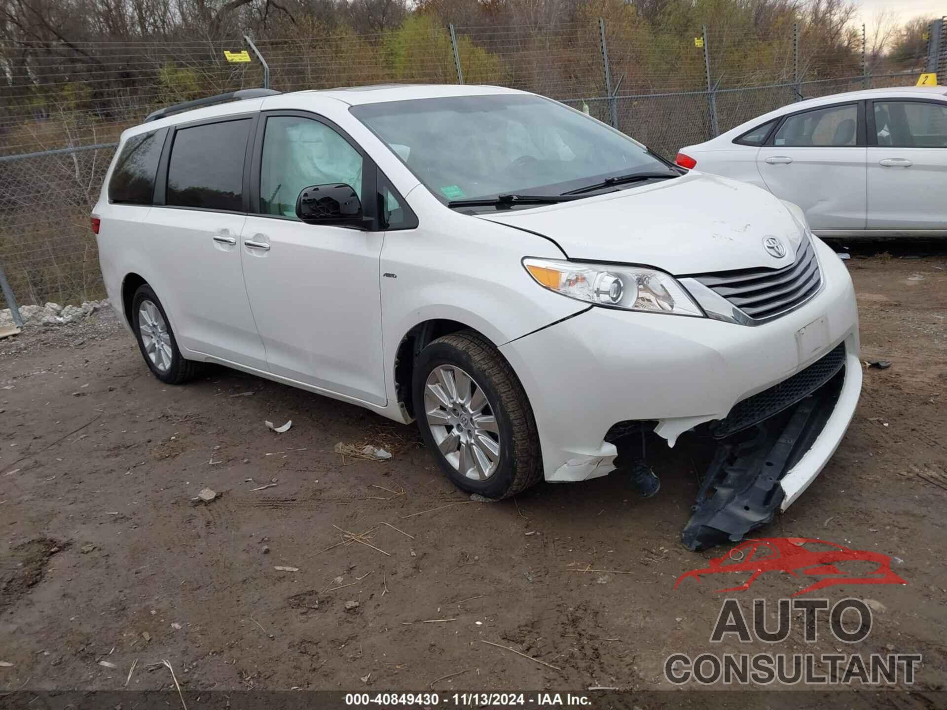 TOYOTA SIENNA 2016 - 5TDDK3DC3GS129715