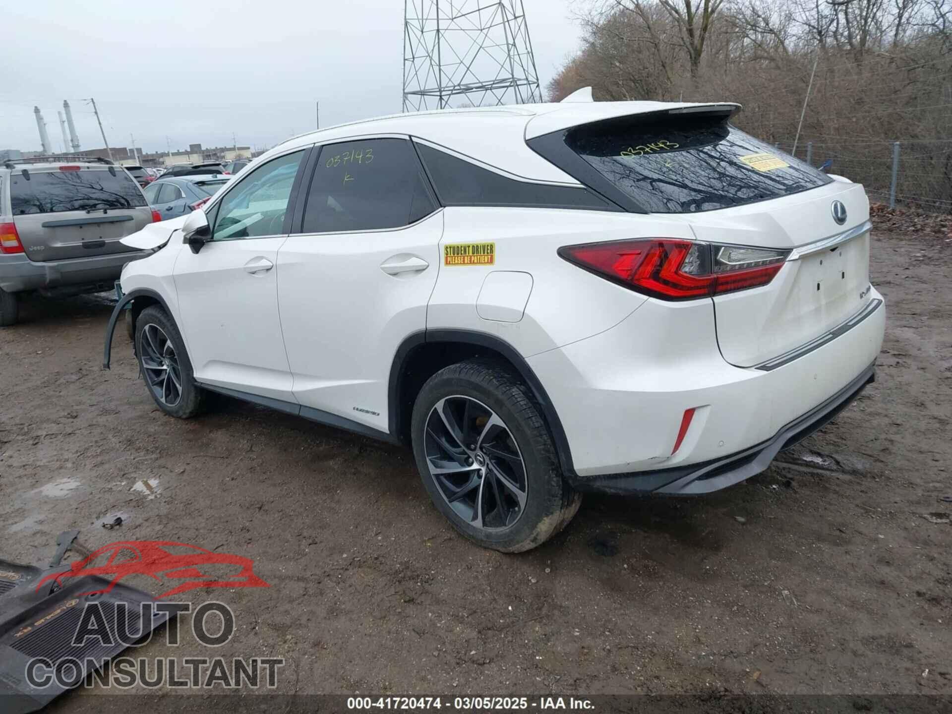 LEXUS RX 450H 2019 - 2T2BGMCA1KC037143