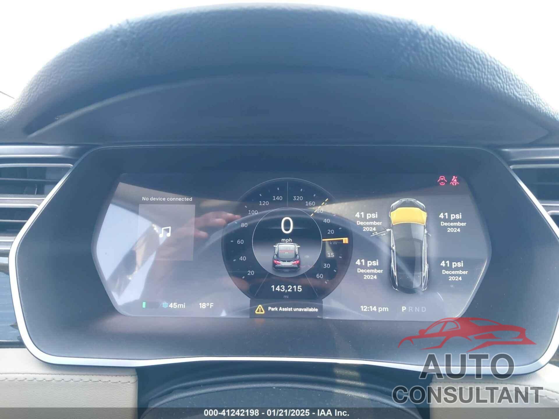 TESLA MODEL S 2014 - 5YJSA1H12EFP42224