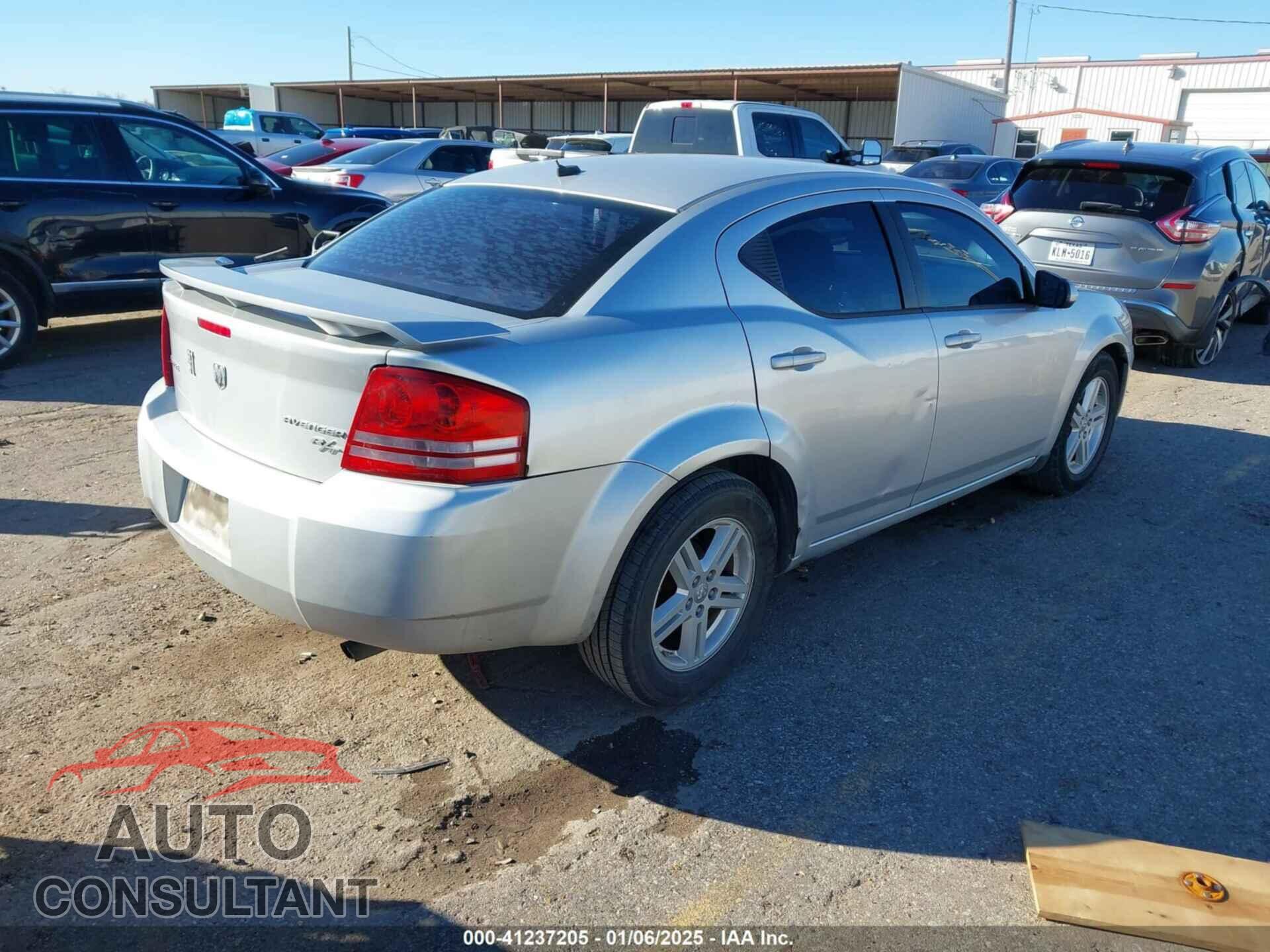 DODGE AVENGER 2010 - 1B3CC5FBXAN221444