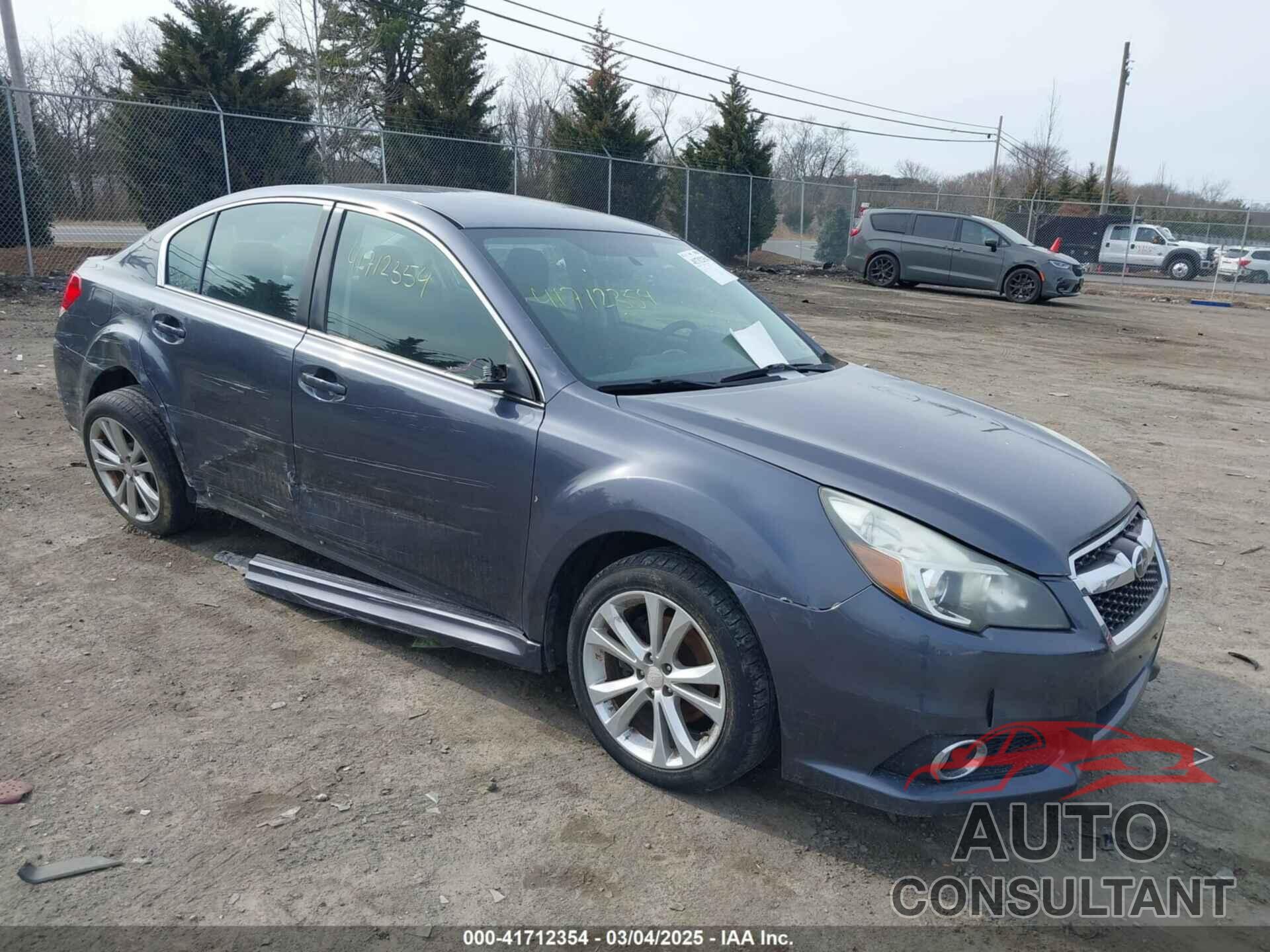 SUBARU LEGACY 2014 - 4S3BMBA67E3025589