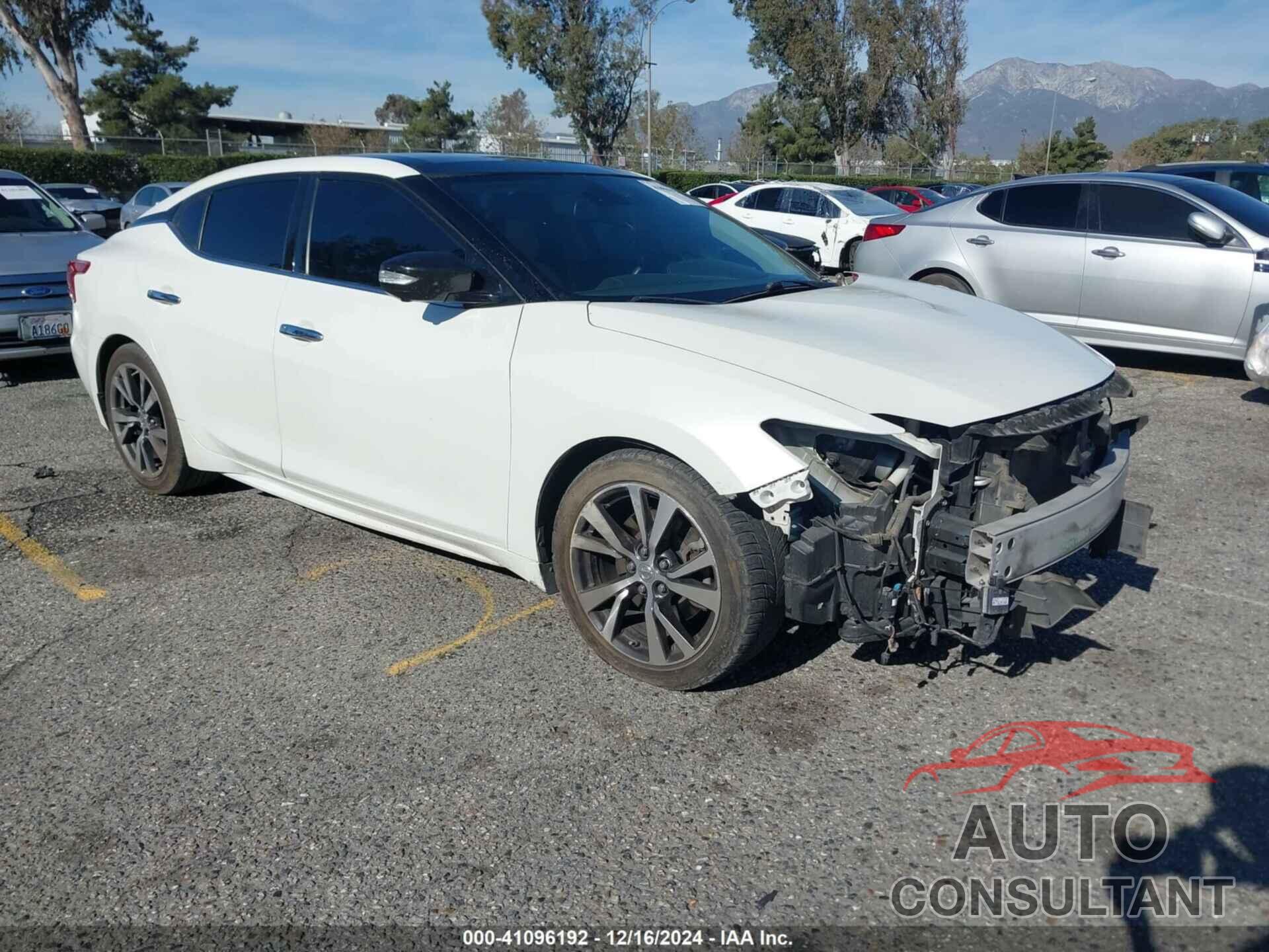 NISSAN MAXIMA 2017 - 1N4AA6AP2HC448918