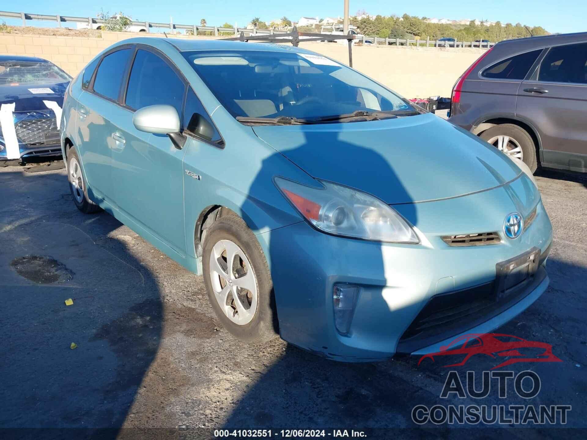 TOYOTA PRIUS 2013 - JTDKN3DUXD1633792