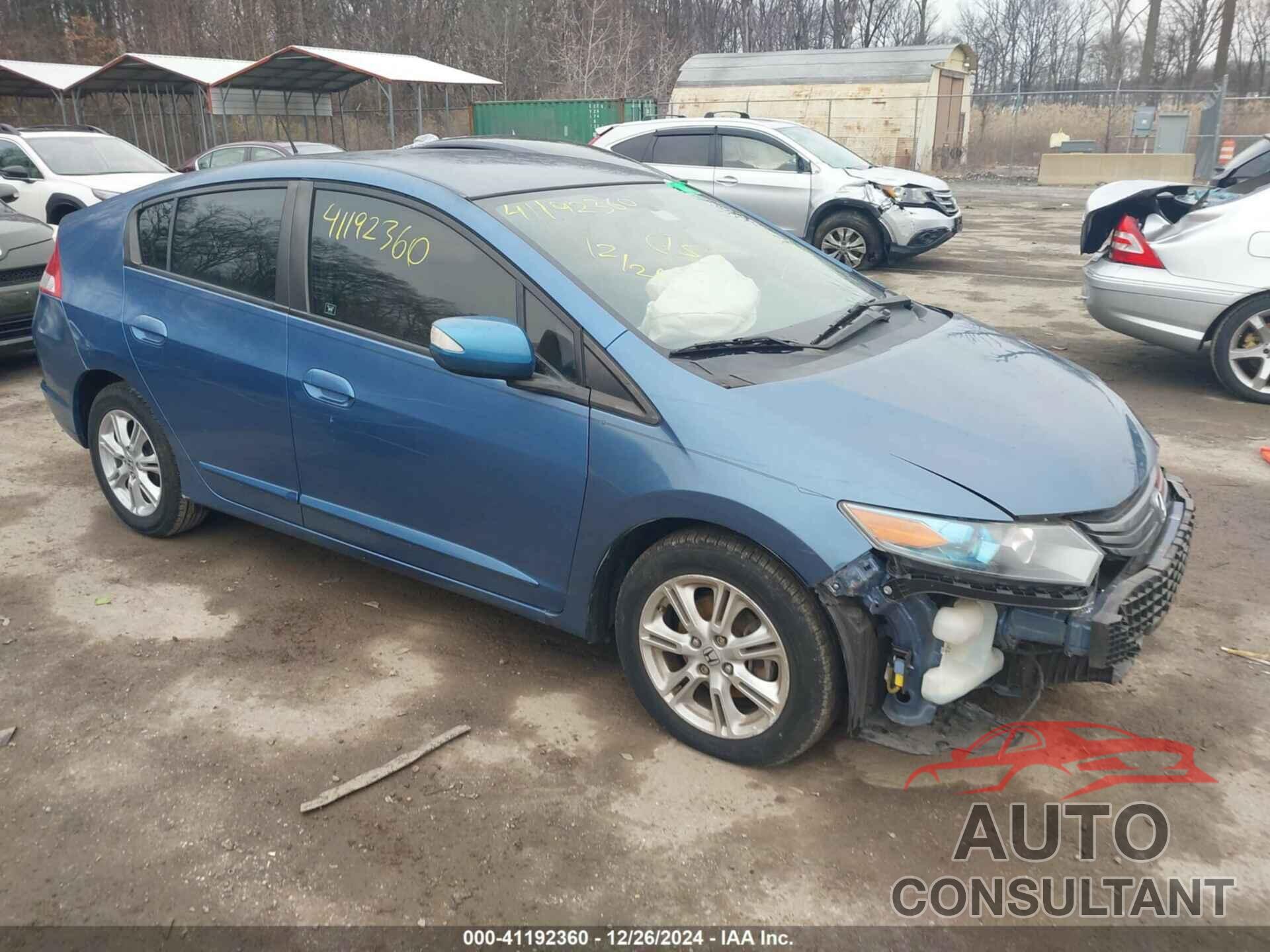 HONDA INSIGHT 2010 - JHMZE2H70AS011977