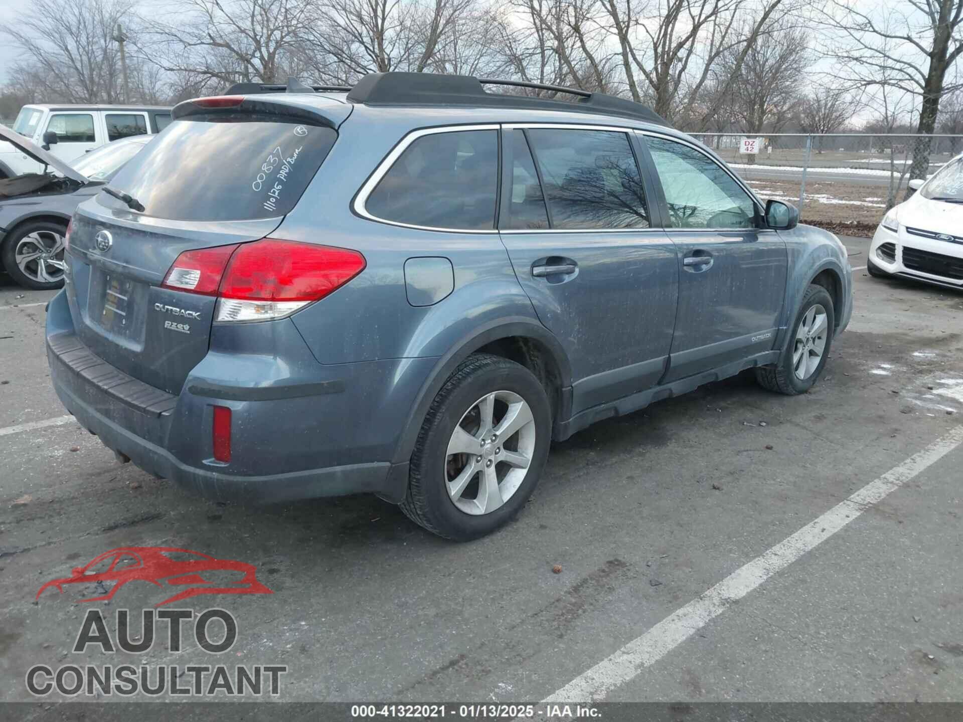 SUBARU OUTBACK 2013 - 4S4BRBPC8D3230573