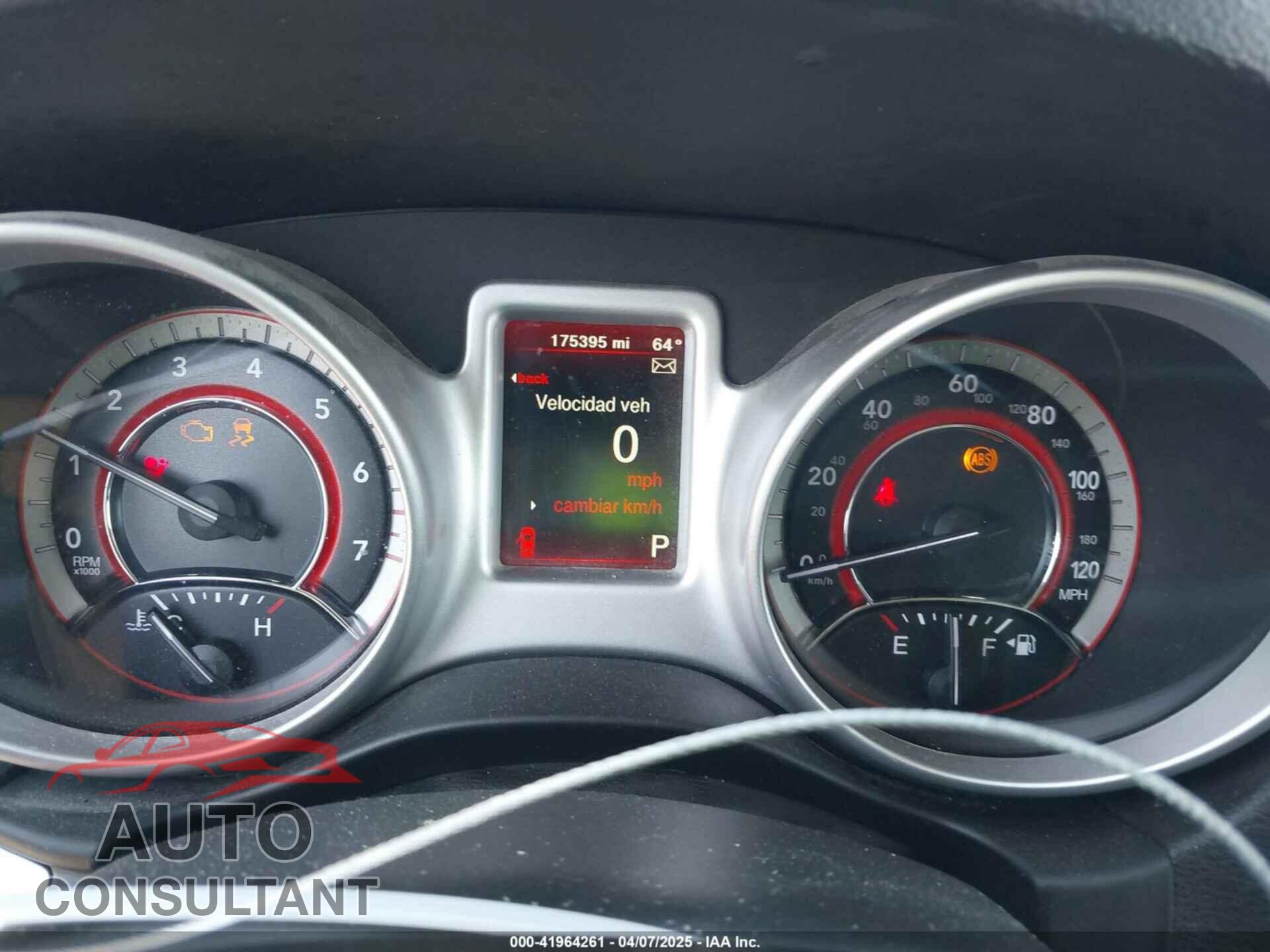DODGE JOURNEY 2017 - 3C4PDCAB8HT524287