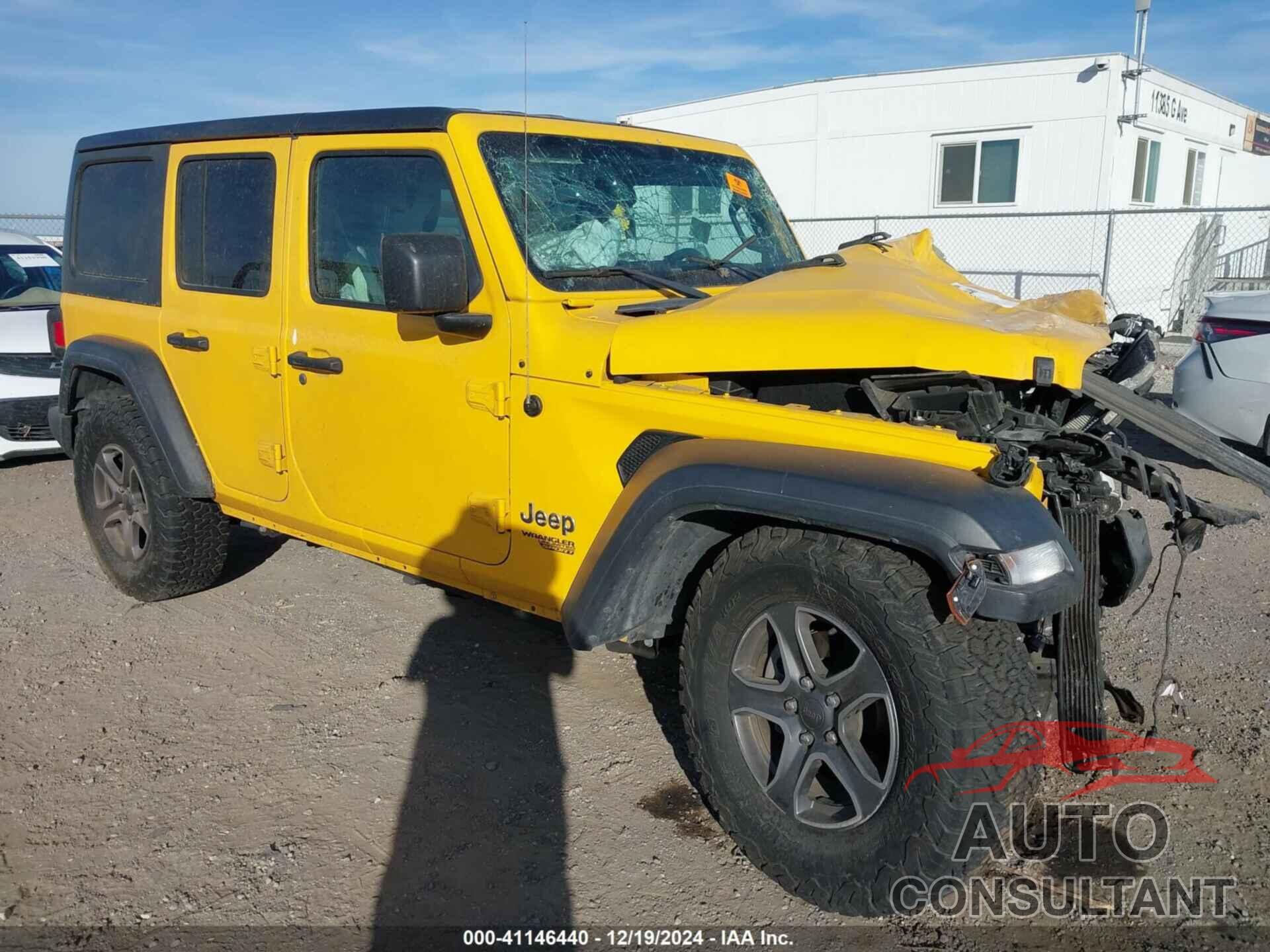 JEEP WRANGLER UNLIMITED 2019 - 1C4HJXDN3KW500913