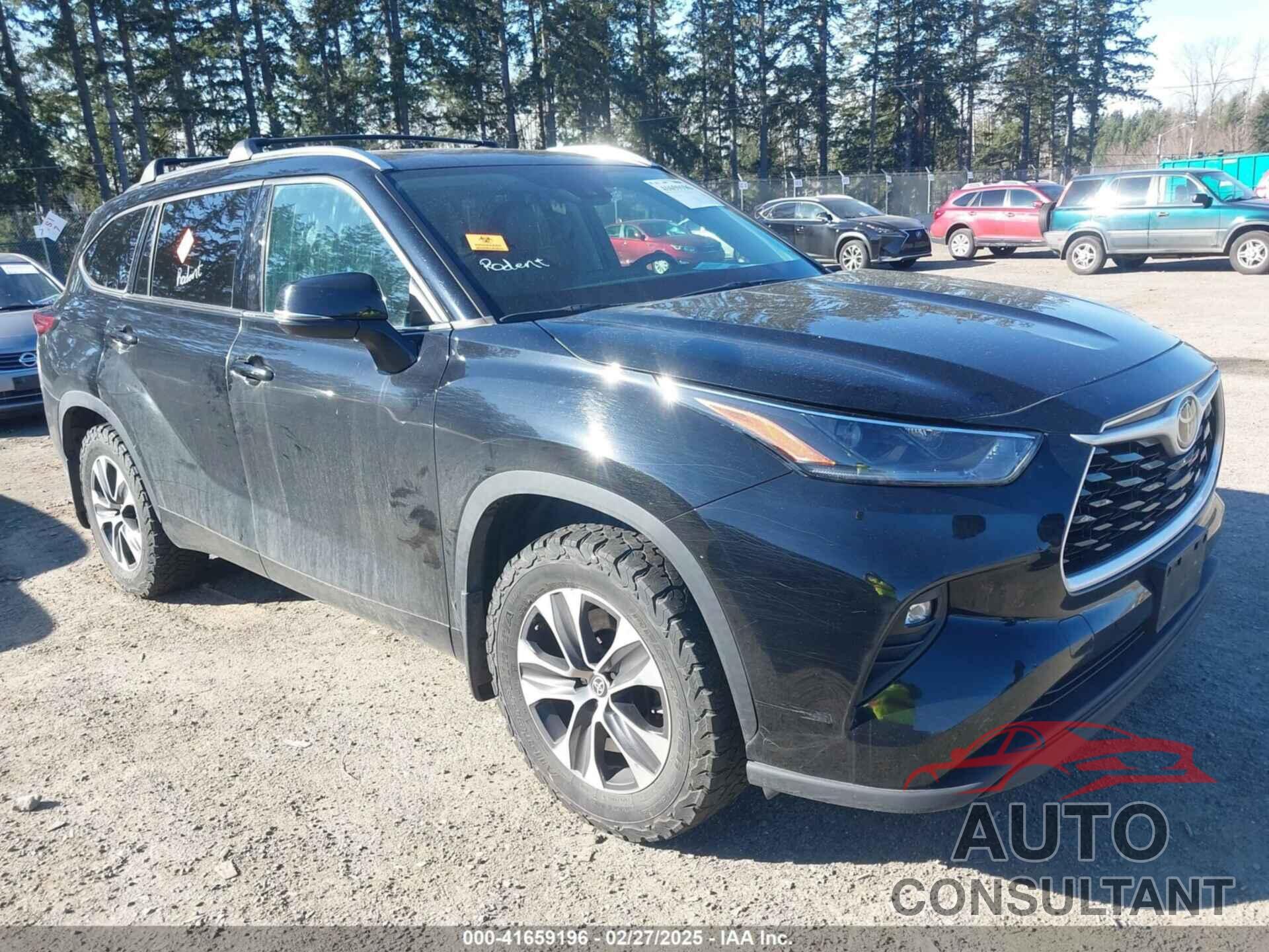 TOYOTA HIGHLANDER 2021 - 5TDGZRBH2MS090332