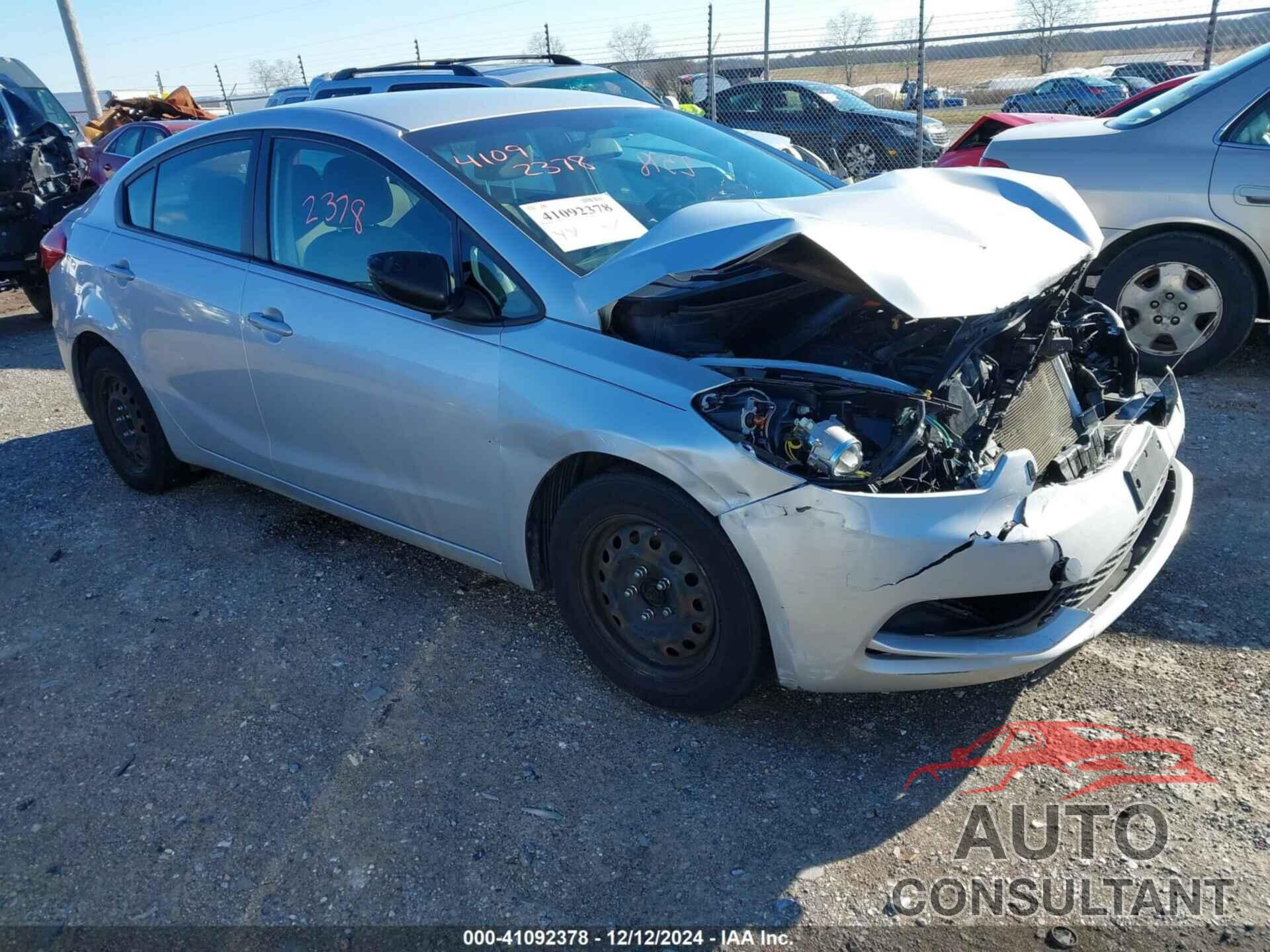 KIA FORTE 2015 - KNAFK4A63F5376246