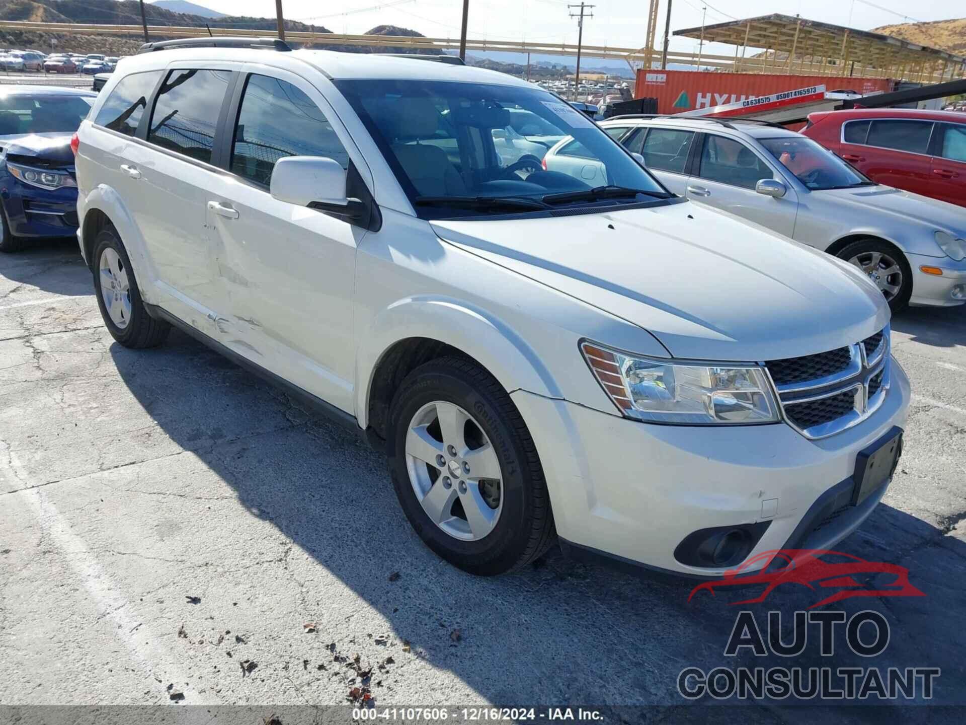 DODGE JOURNEY 2012 - 3C4PDCBB3CT345517
