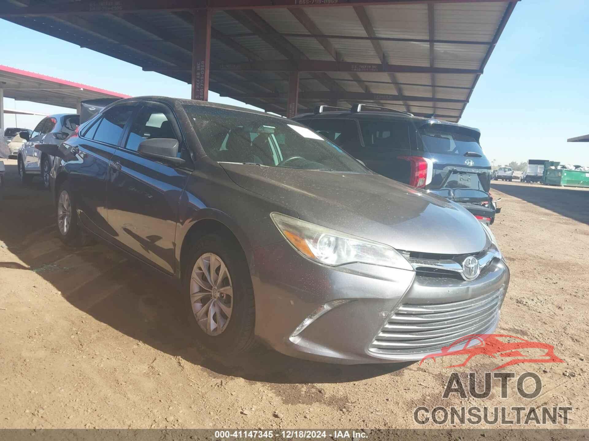 TOYOTA CAMRY 2016 - 4T4BF1FK8GR569916