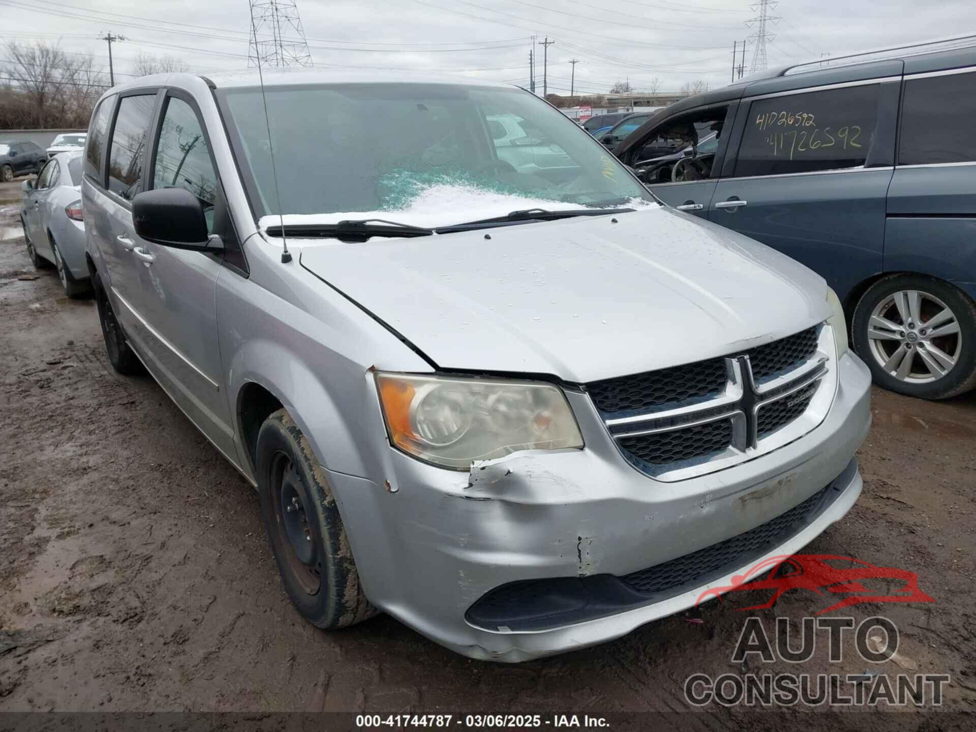 DODGE GRAND CARAVAN 2012 - 2C4RDGBG1CR167881