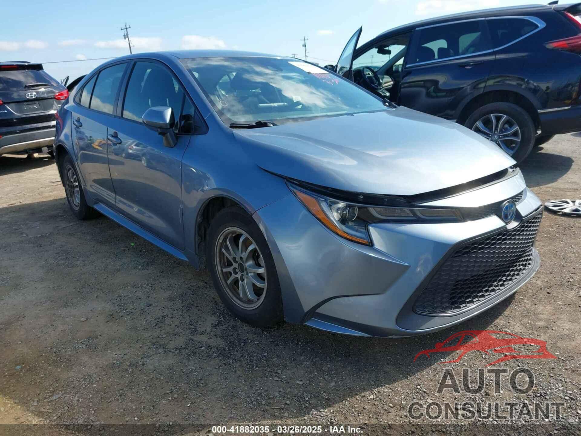TOYOTA COROLLA 2022 - JTDEAMDE8NJ051974