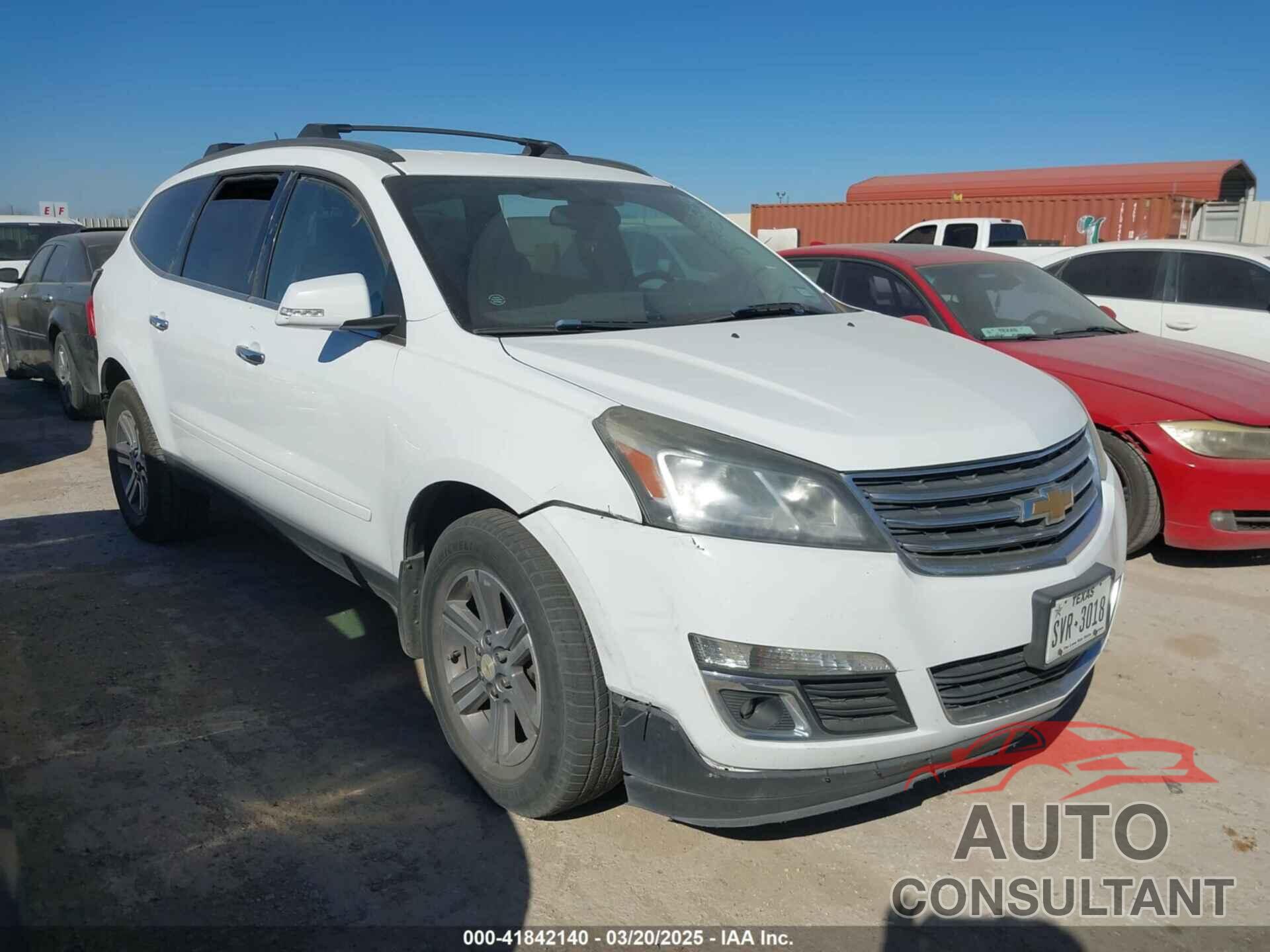 CHEVROLET TRAVERSE 2016 - 1GNKRHKD8GJ145389