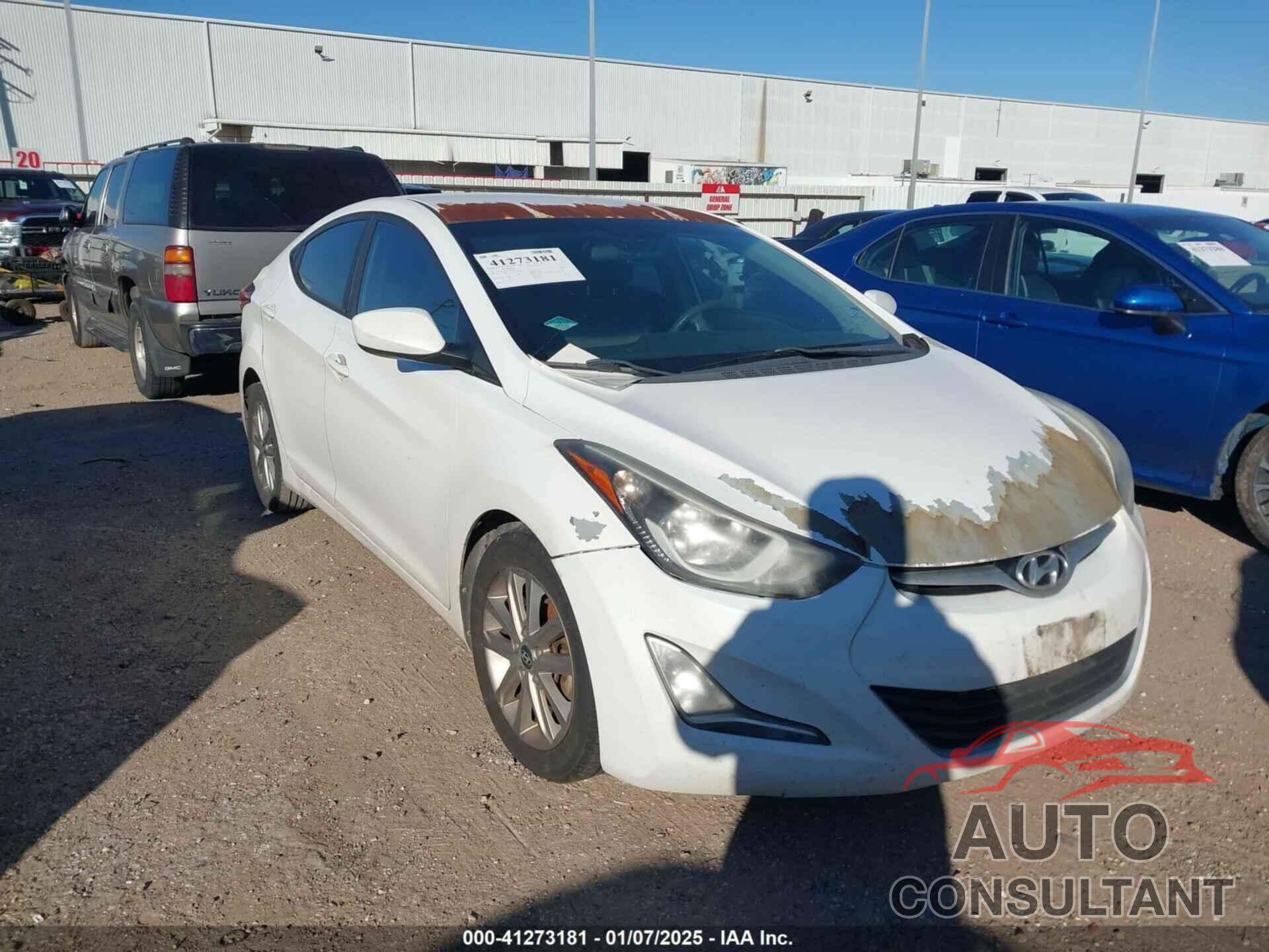 HYUNDAI ELANTRA 2014 - 5NPDH4AE9EH485812