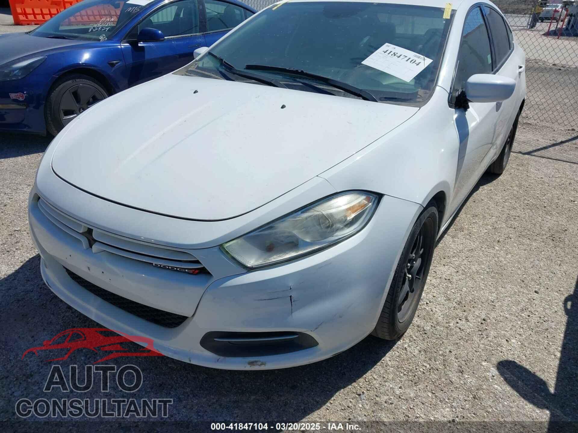 DODGE DART 2015 - 1C3CDFAA3FD411247